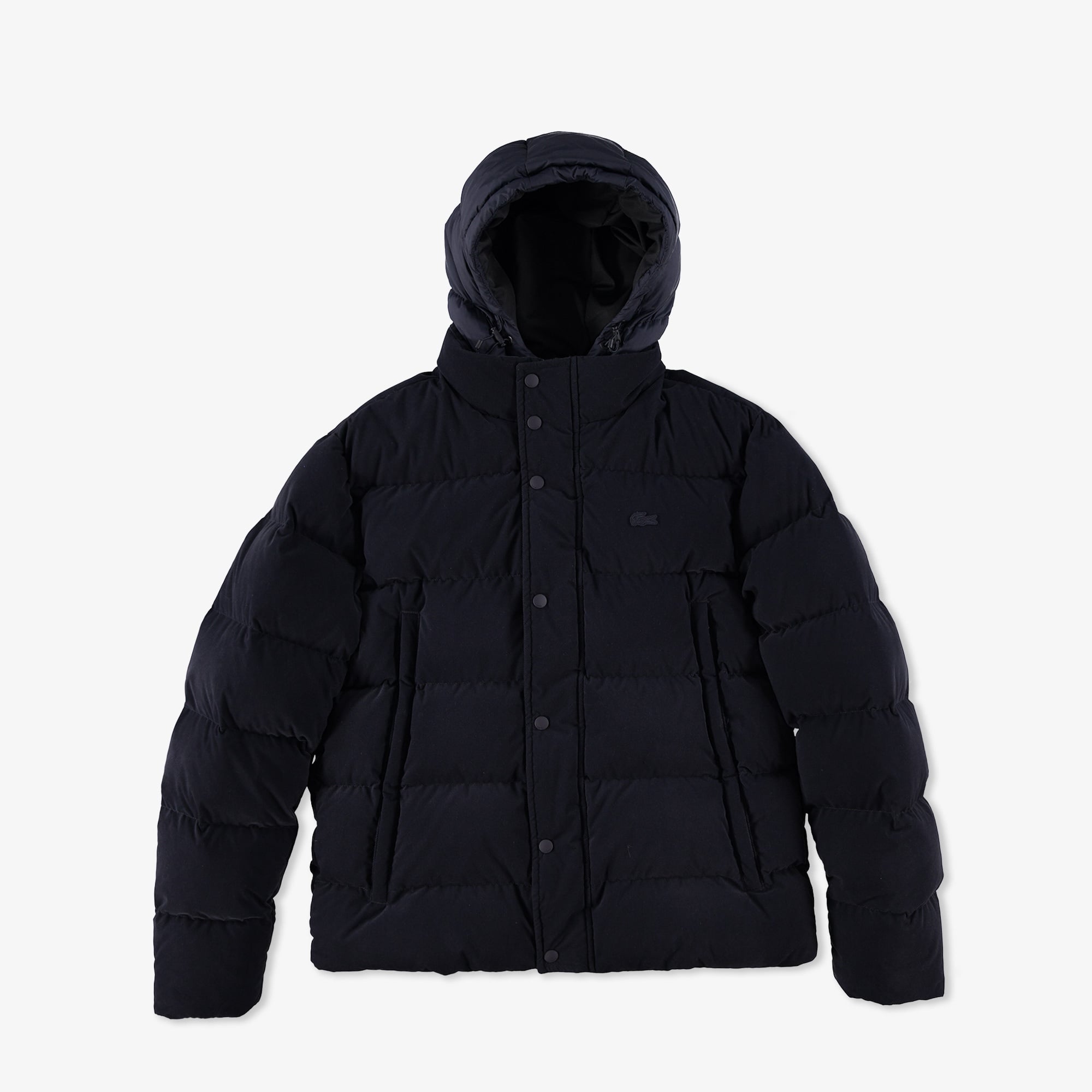 Erkek Kapüşonlu Lacivert Mont