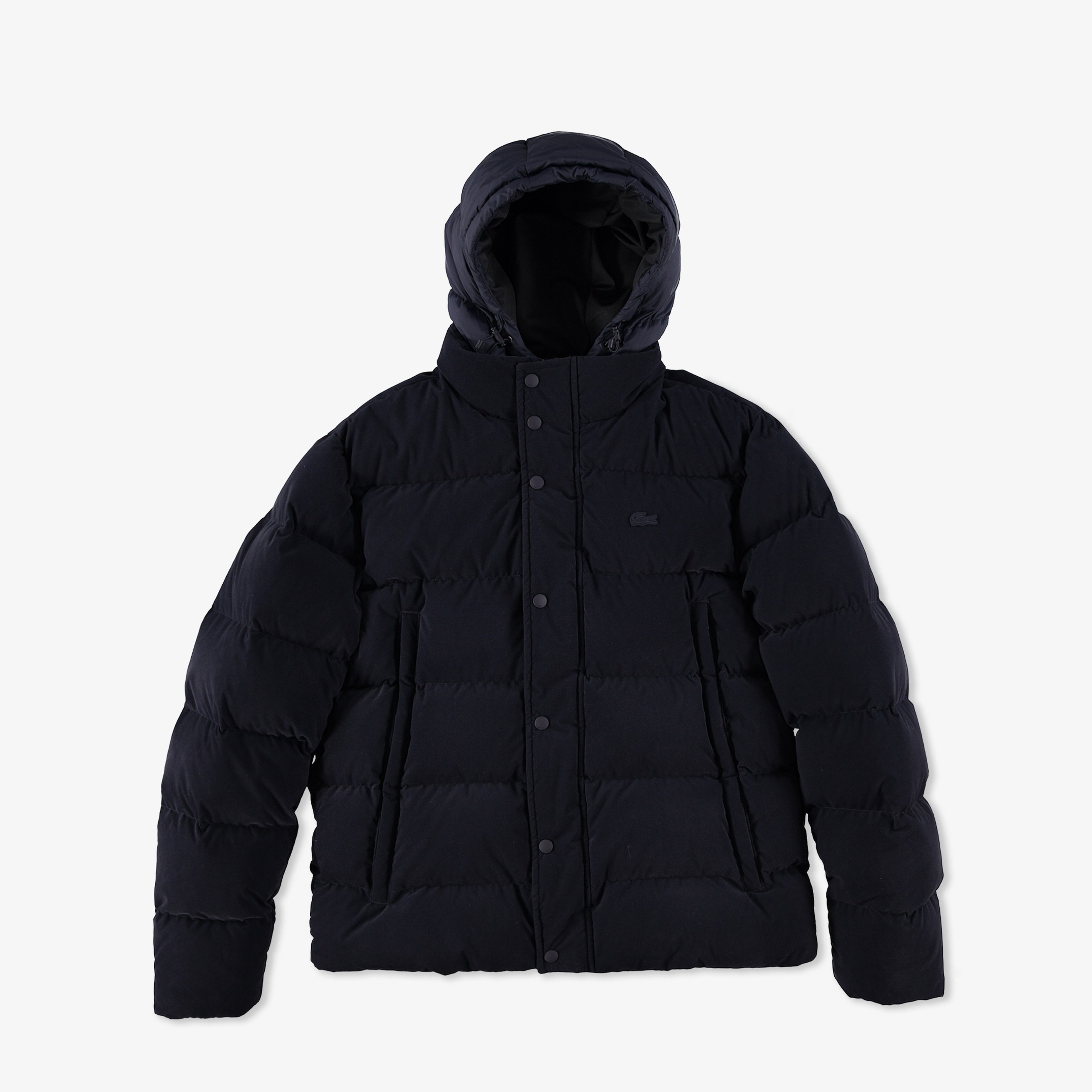 Erkek Kapüşonlu Lacivert Mont