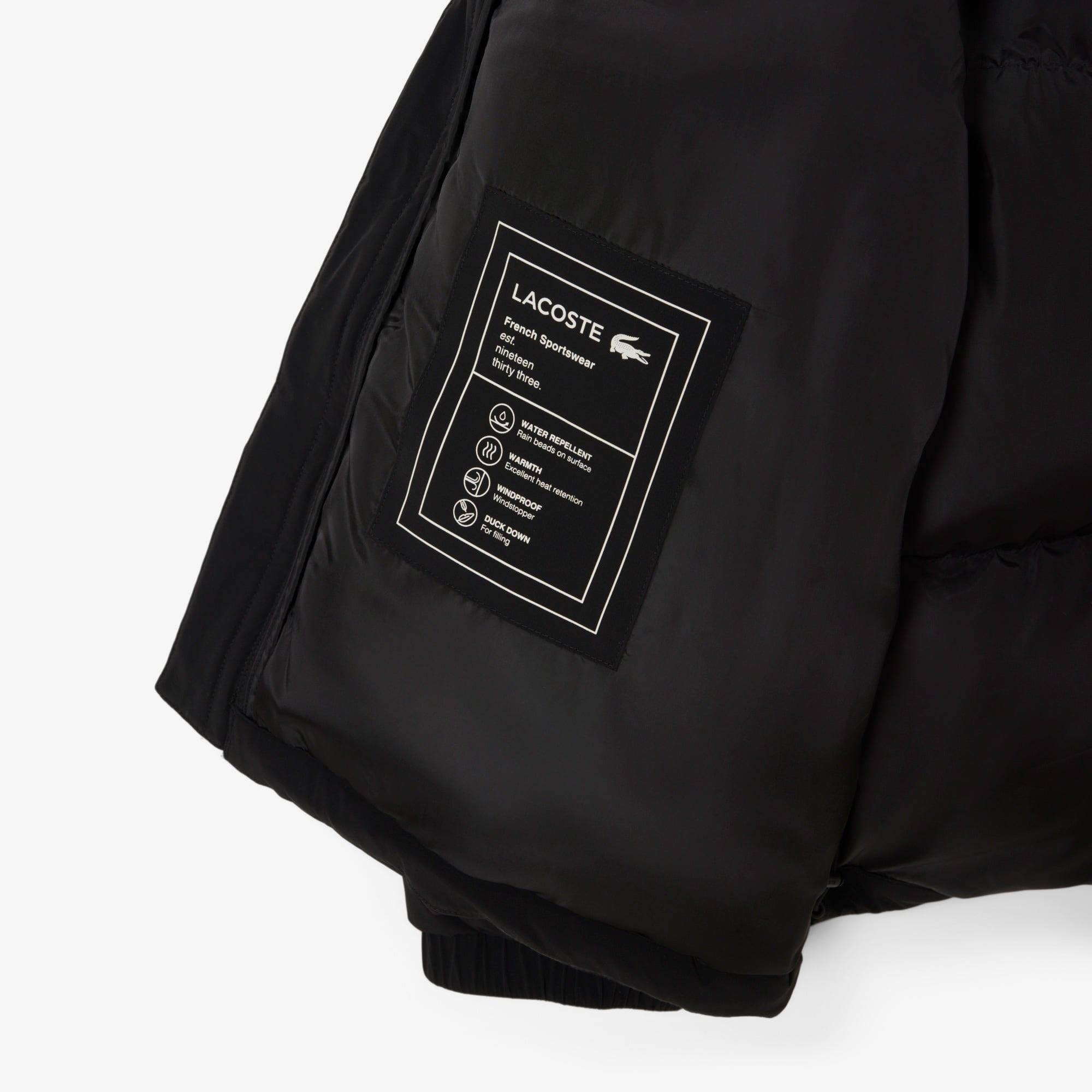 Erkek Relaxed Fit Kapüşonlu Siyah Mont