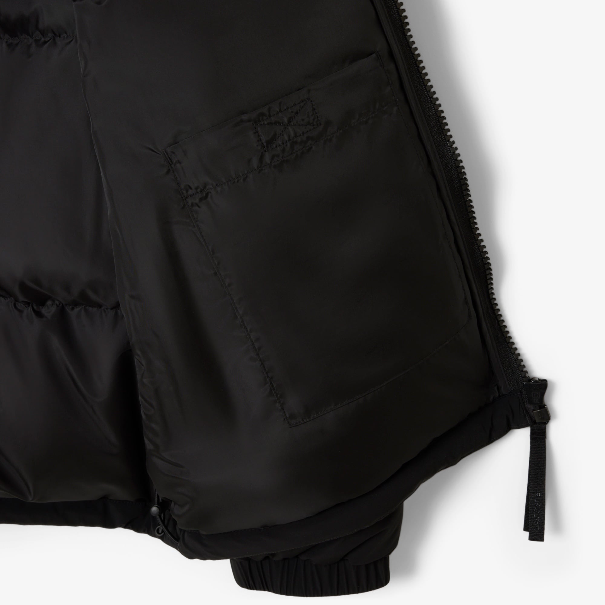 Erkek Relaxed Fit Kapüşonlu Siyah Mont