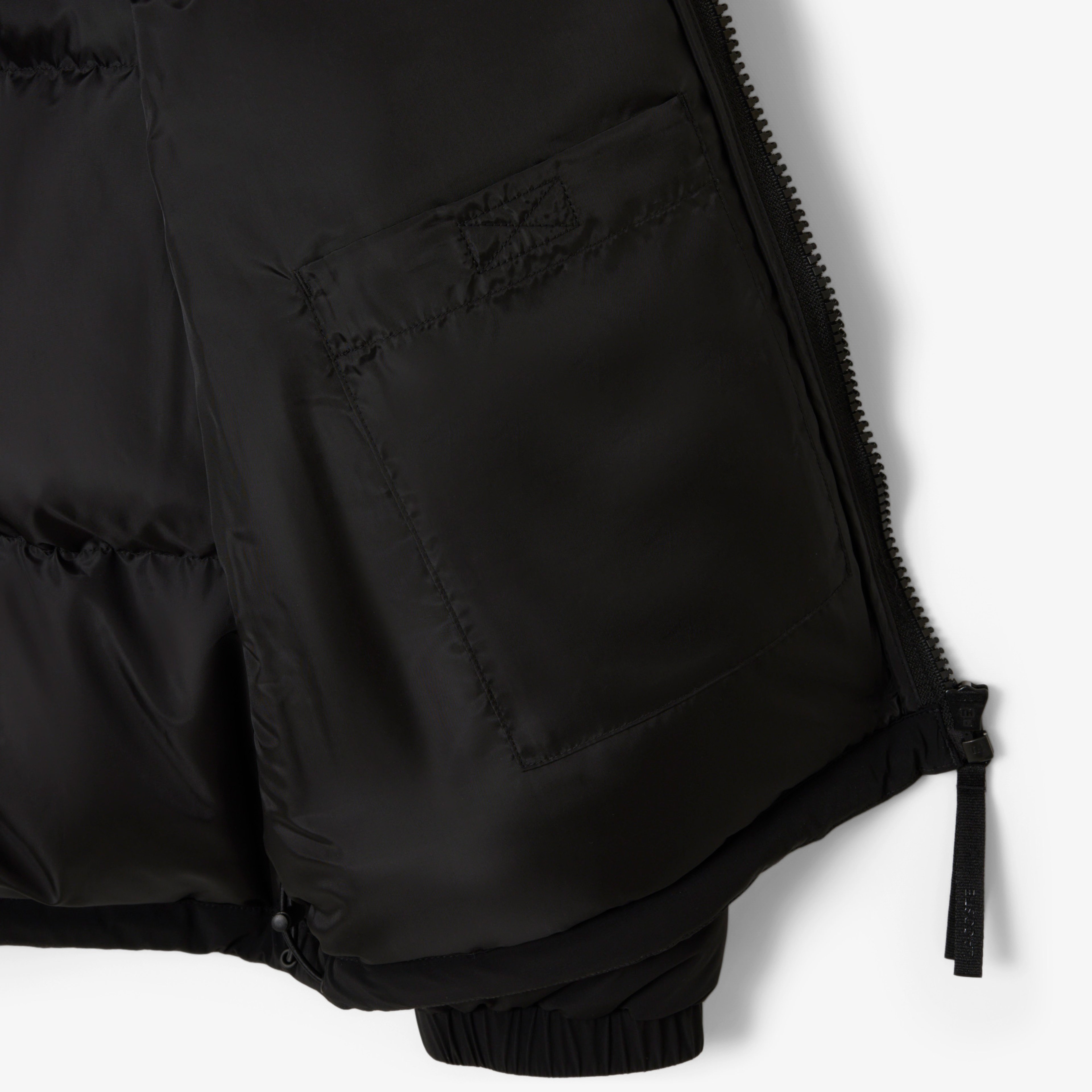 Erkek Relaxed Fit Kapüşonlu Siyah Mont