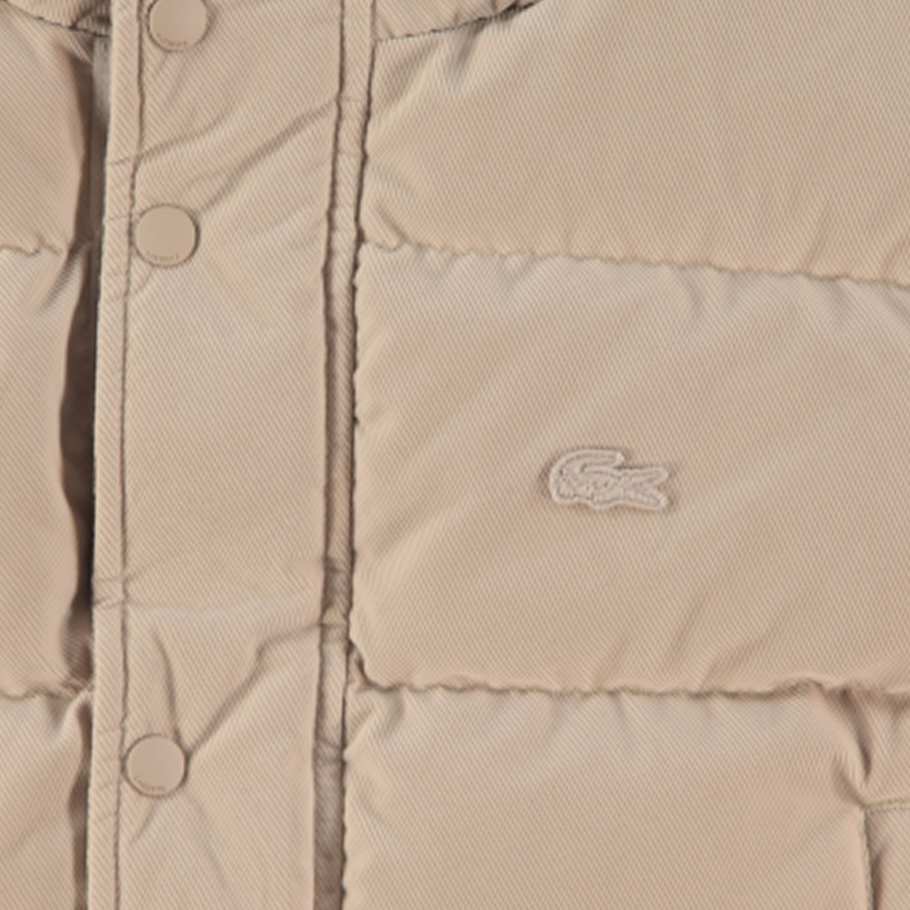 Erkek Kapüşonlu Bej Mont