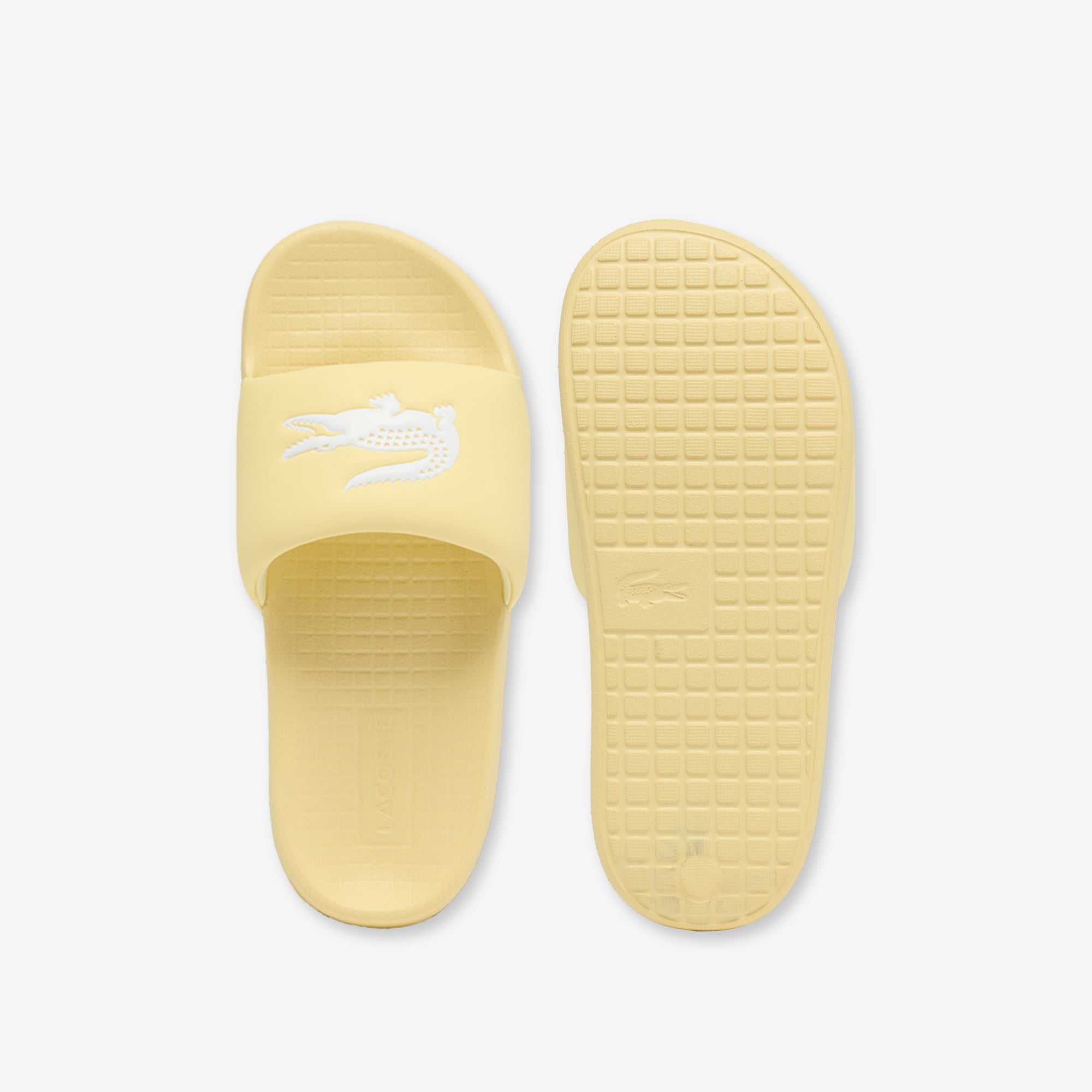 Lacoste Serve Slide 1.0 Kadın Sarı Terlik görsel 5