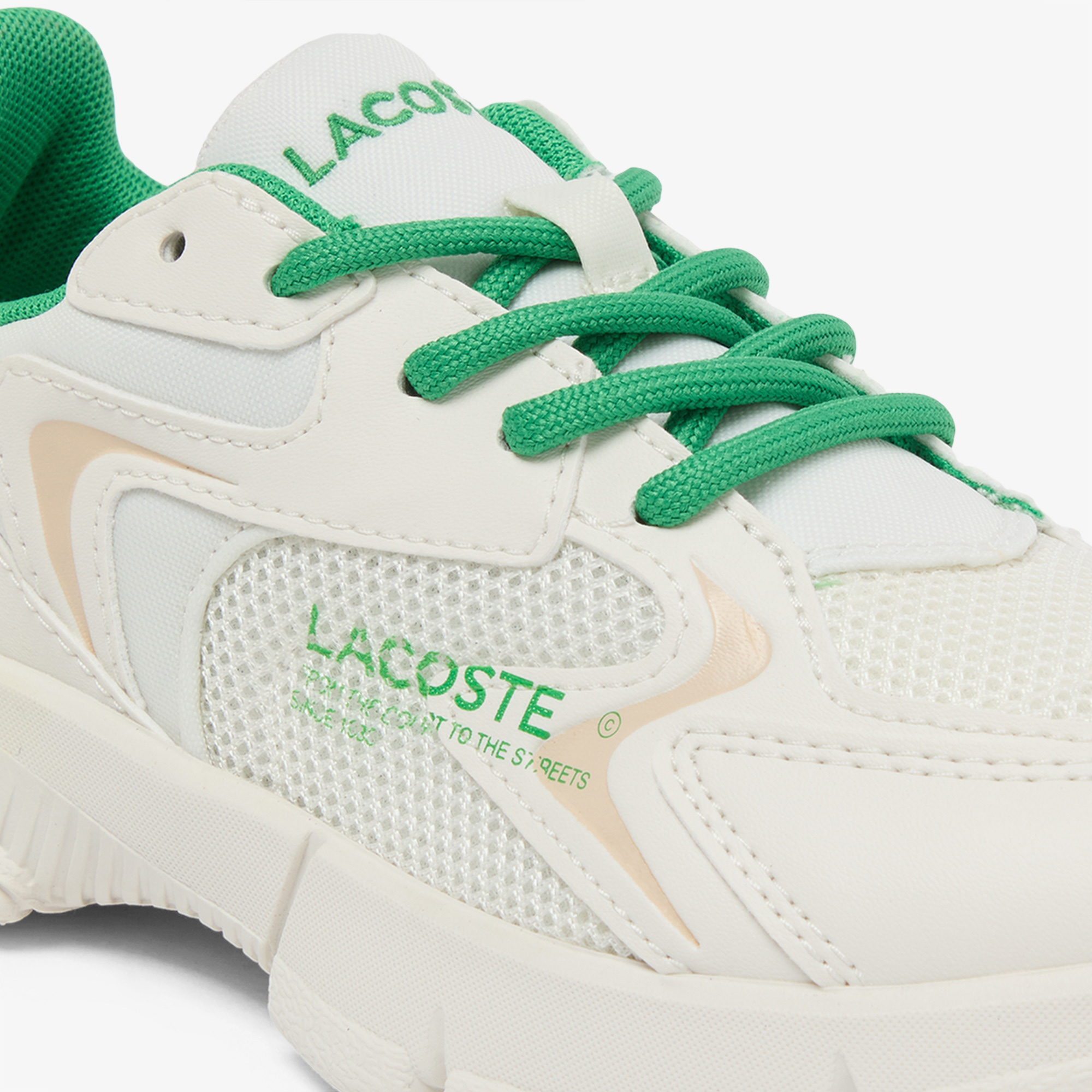 Lacoste L003 Neo Çocuk Bej Sneaker görsel 6