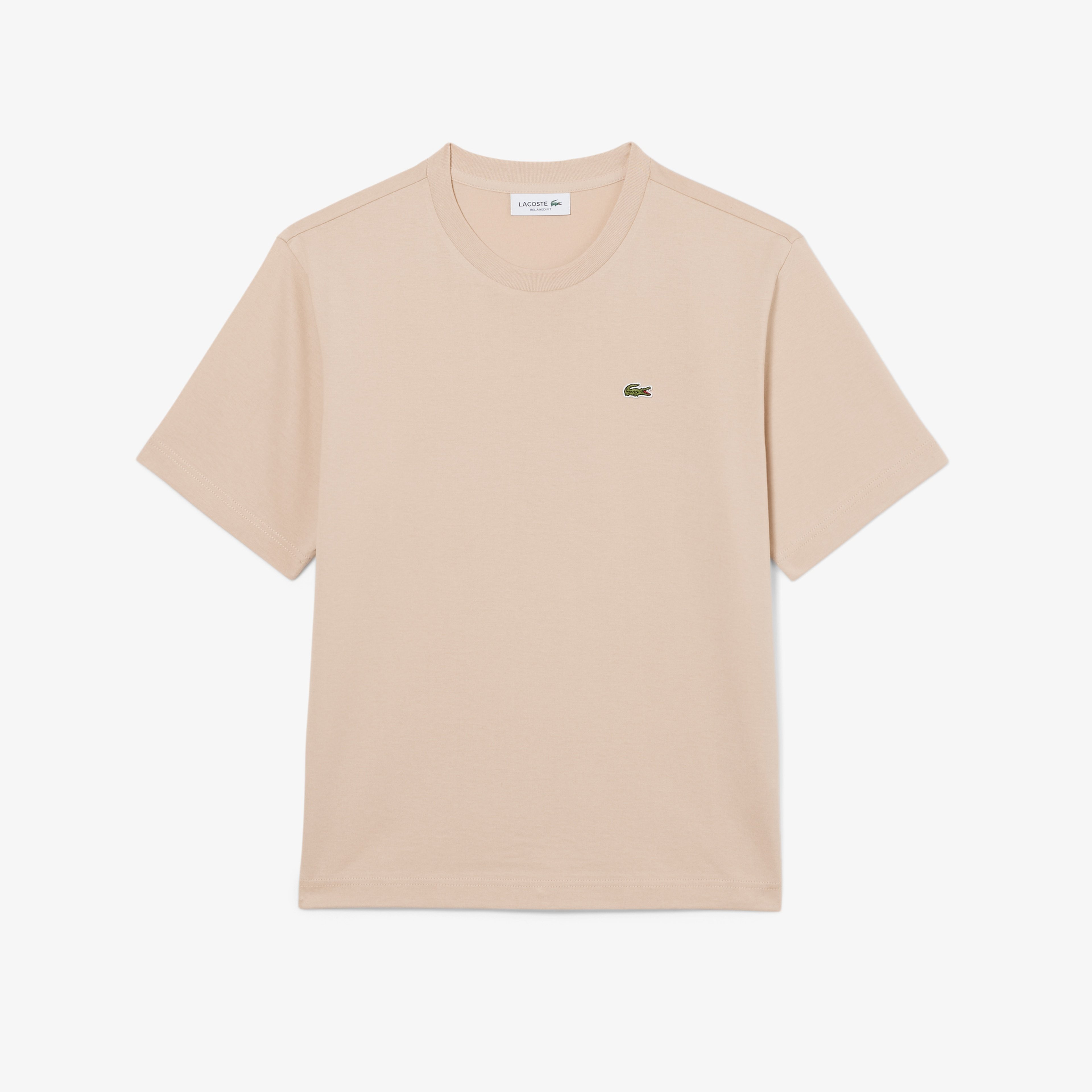 Kadın Relaxed Fit Bisiklet Yaka Pembe T-Shirt