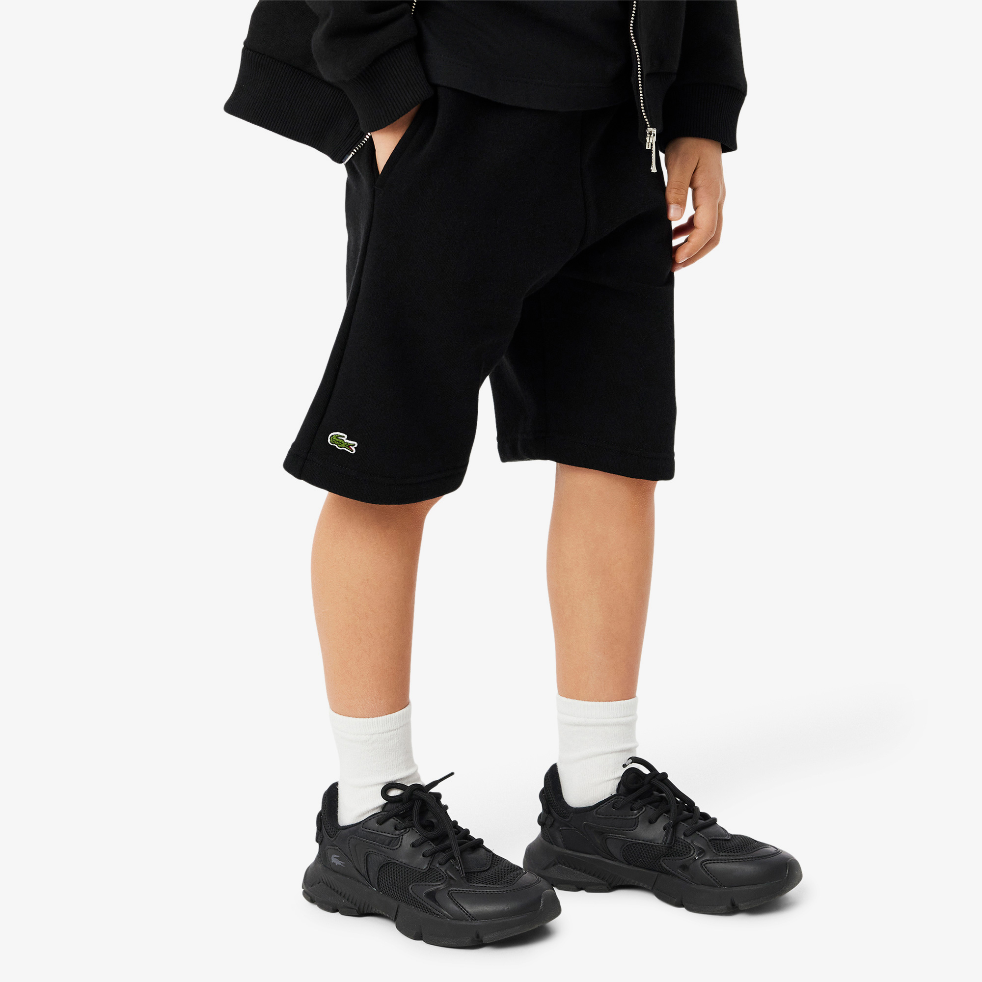 Lacoste L003 Neo Sneakers Çocuk Siyah Sneaker görsel 6
