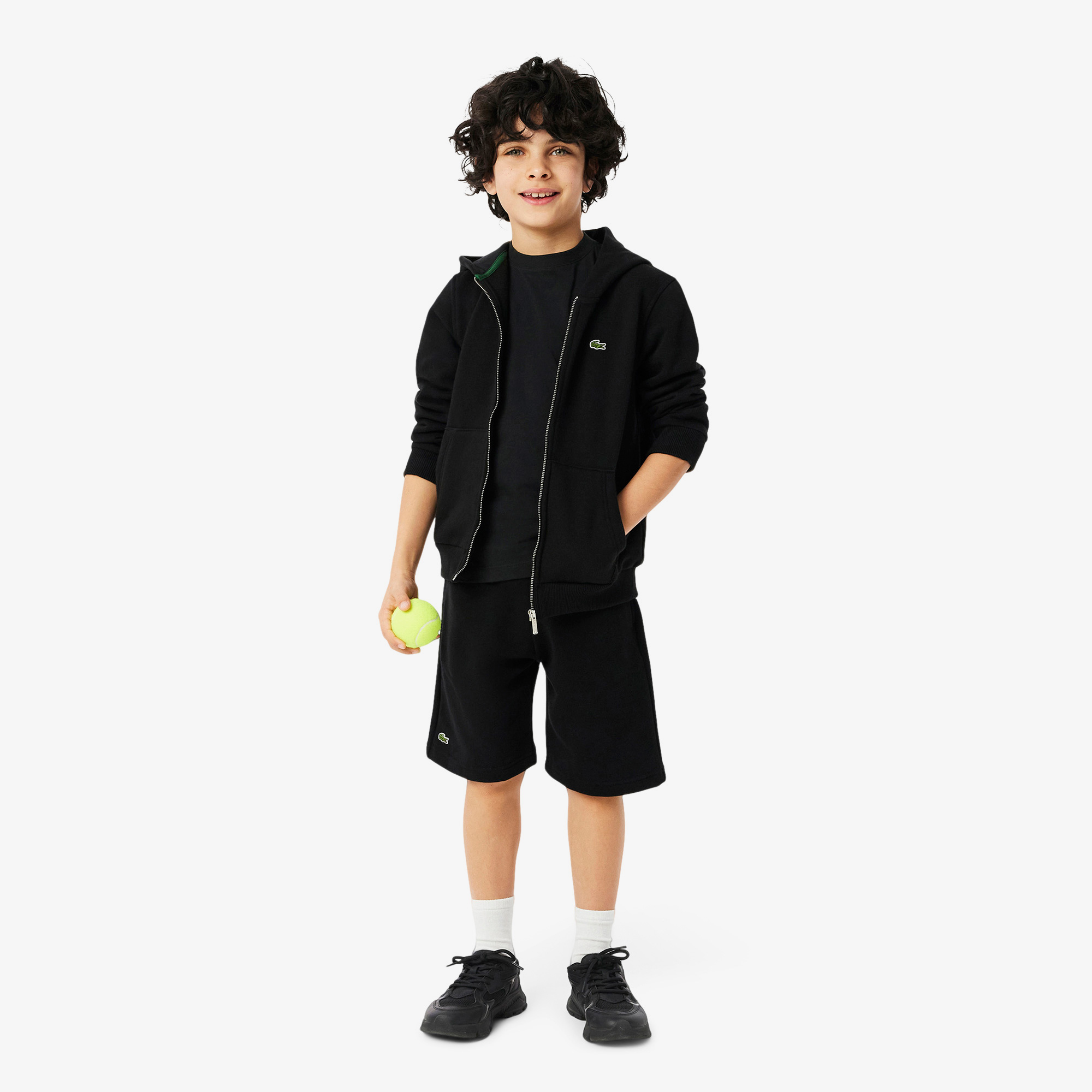 Lacoste L003 Neo Sneakers Çocuk Siyah Sneaker görsel 5