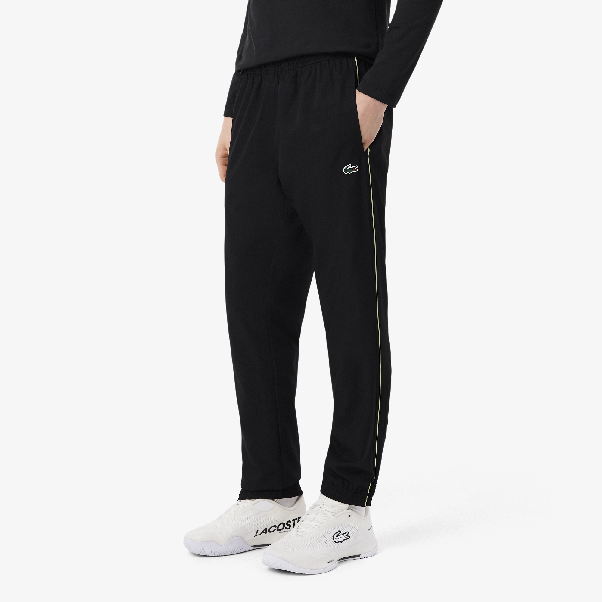 Lacoste Erkek Regular Fit Siyah Eşofman Altı görsel 2