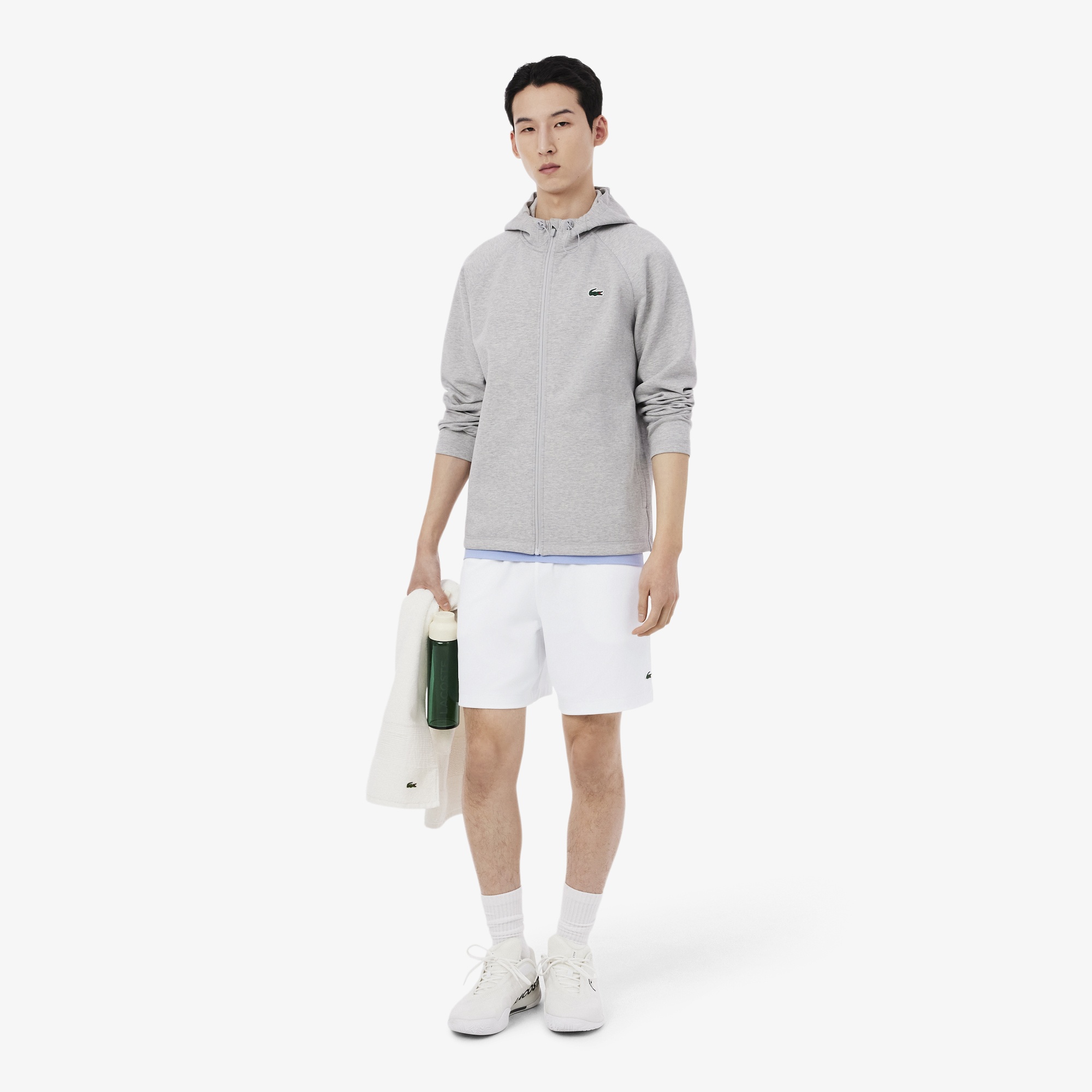 Erkek Regular Fit Ultra Dry Beyaz Şort