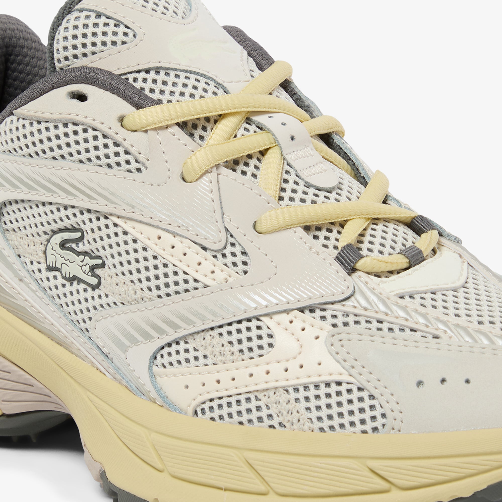 Lacoste L003 Neo Shot Kadın Krem Sneaker görsel 6