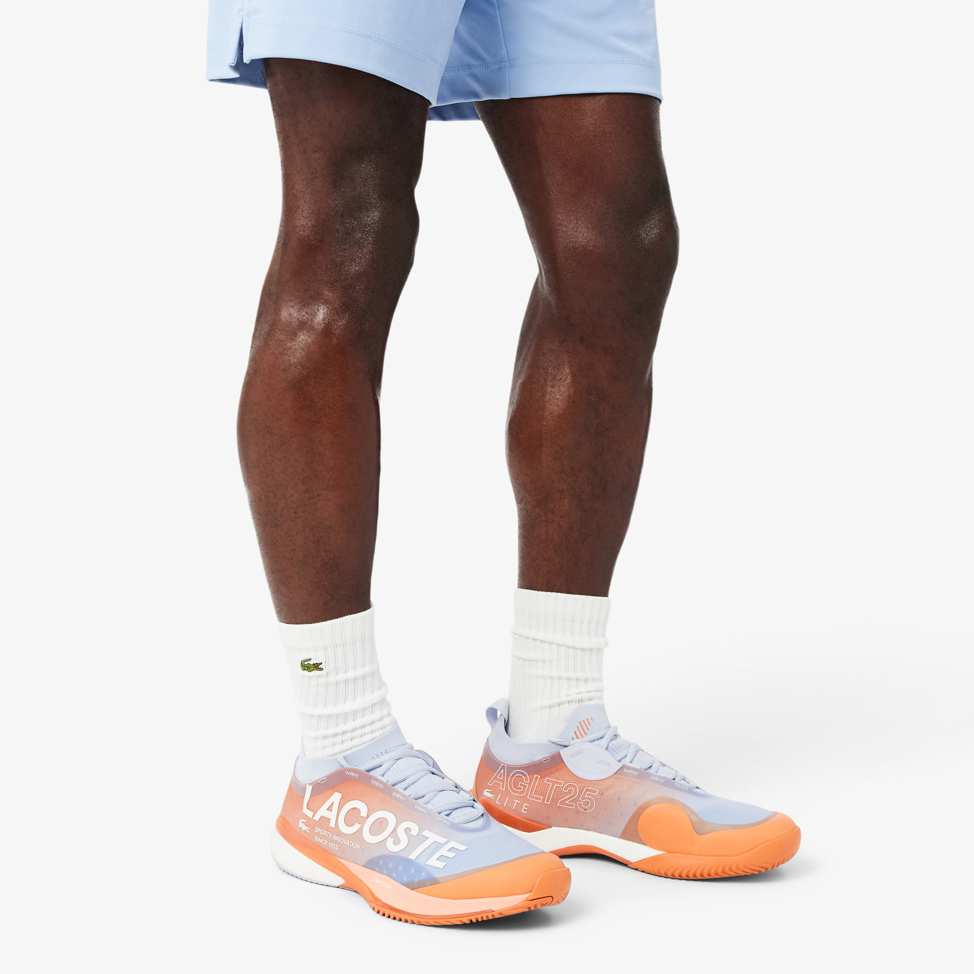 Lacoste AG-LT23 Ultra Erkek Turuncu Sneaker görsel 8