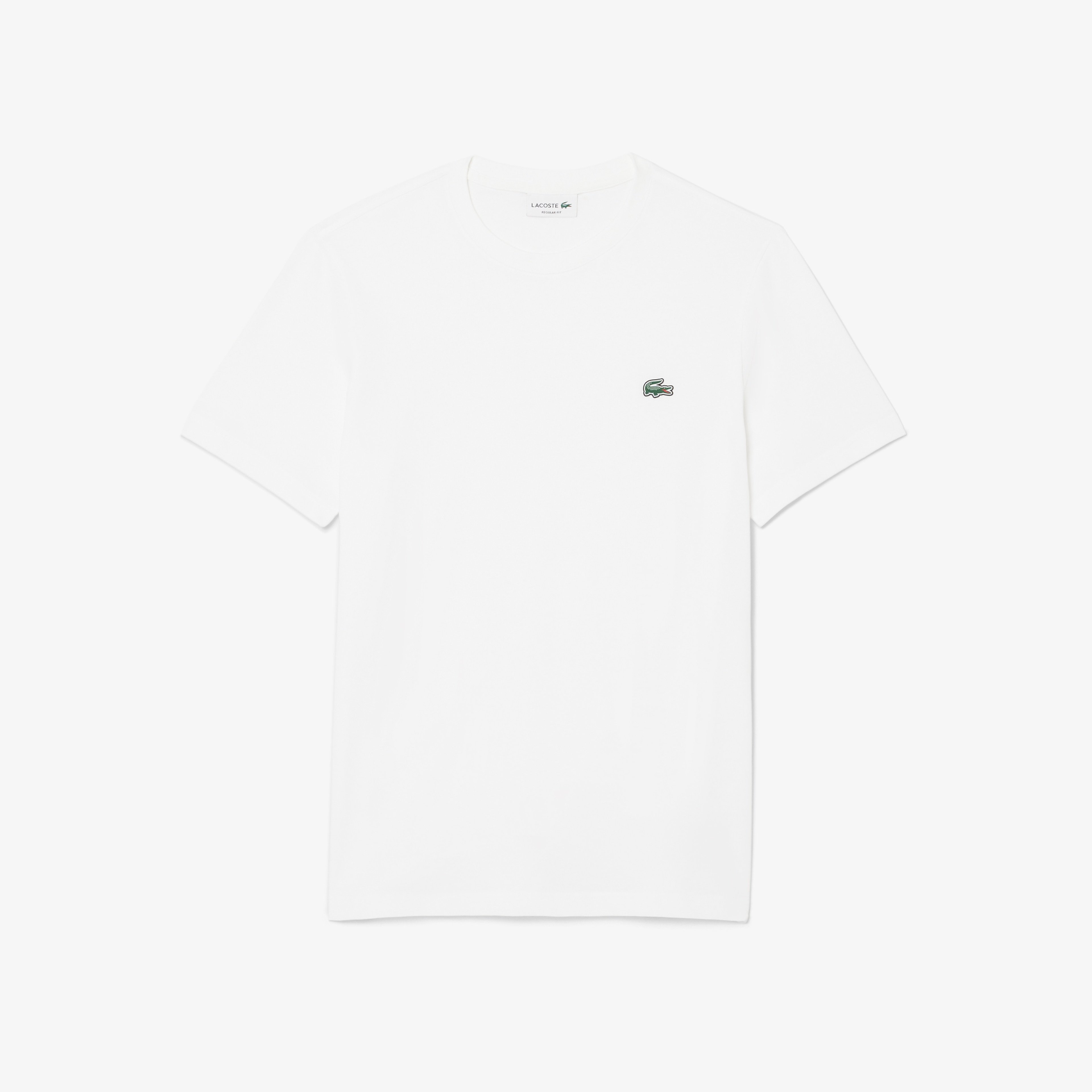 Erkek Regular Fit Bisiklet Yaka Beyaz T-Shirt