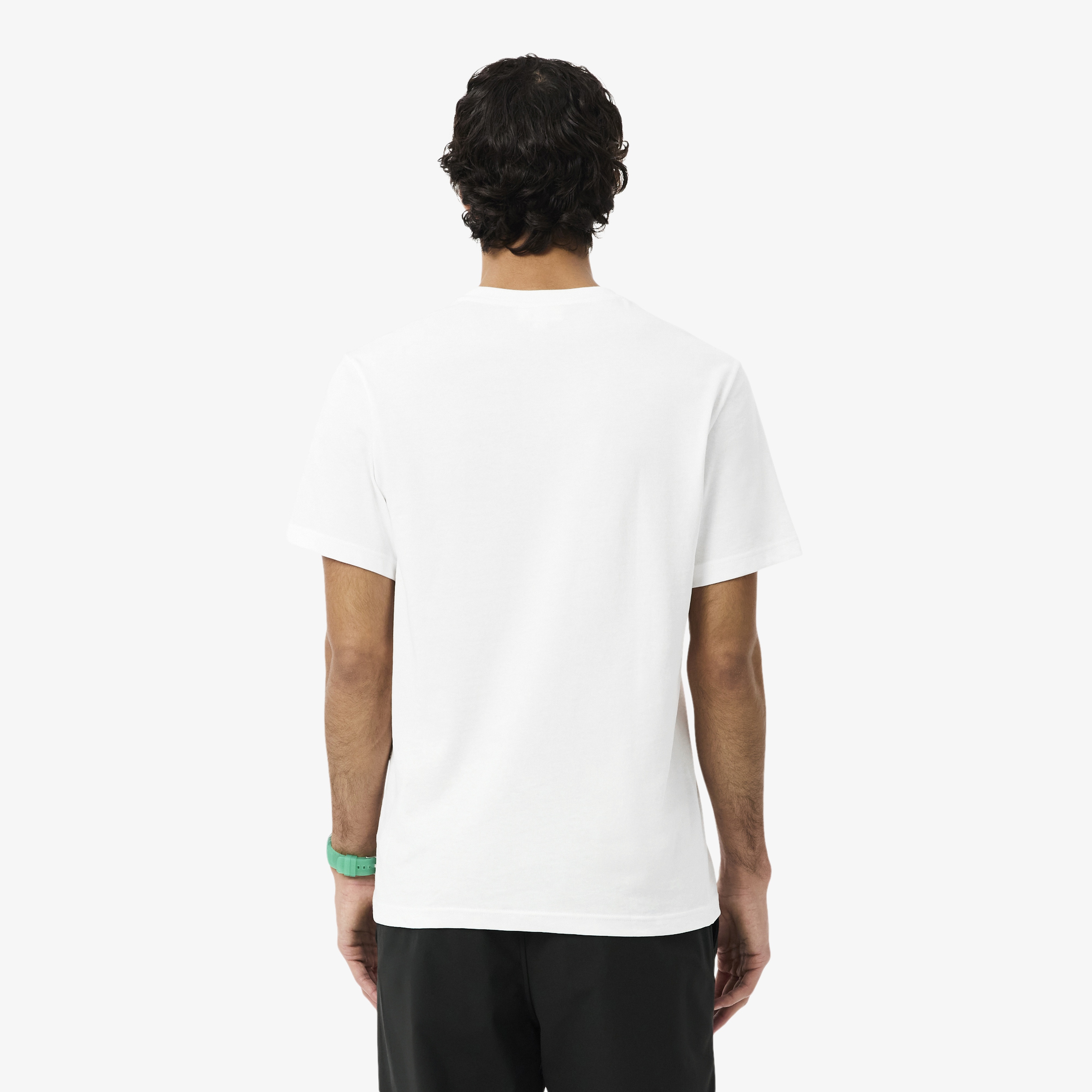 Erkek Regular Fit Bisiklet Yaka Beyaz T-Shirt