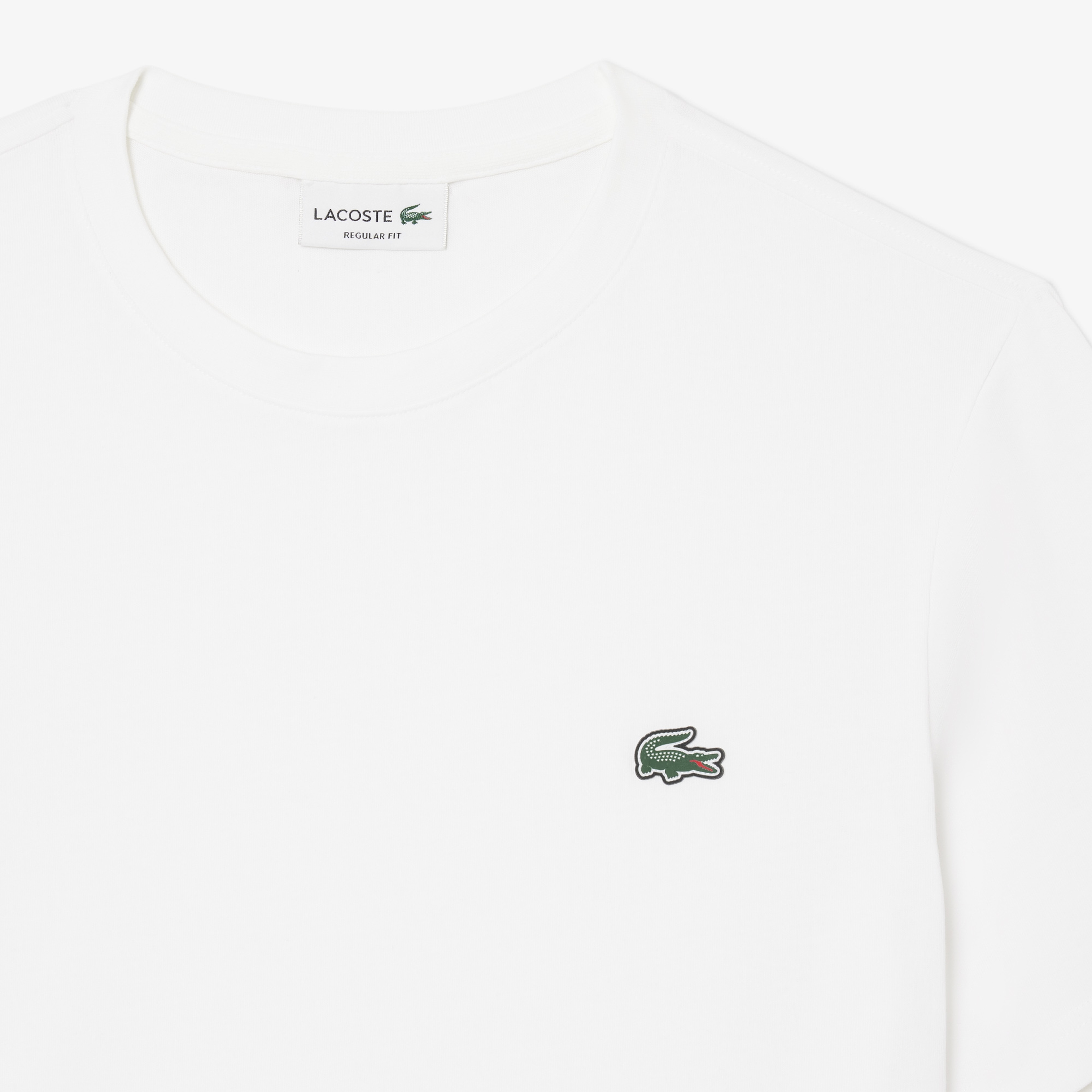 Erkek Regular Fit Bisiklet Yaka Beyaz T-Shirt