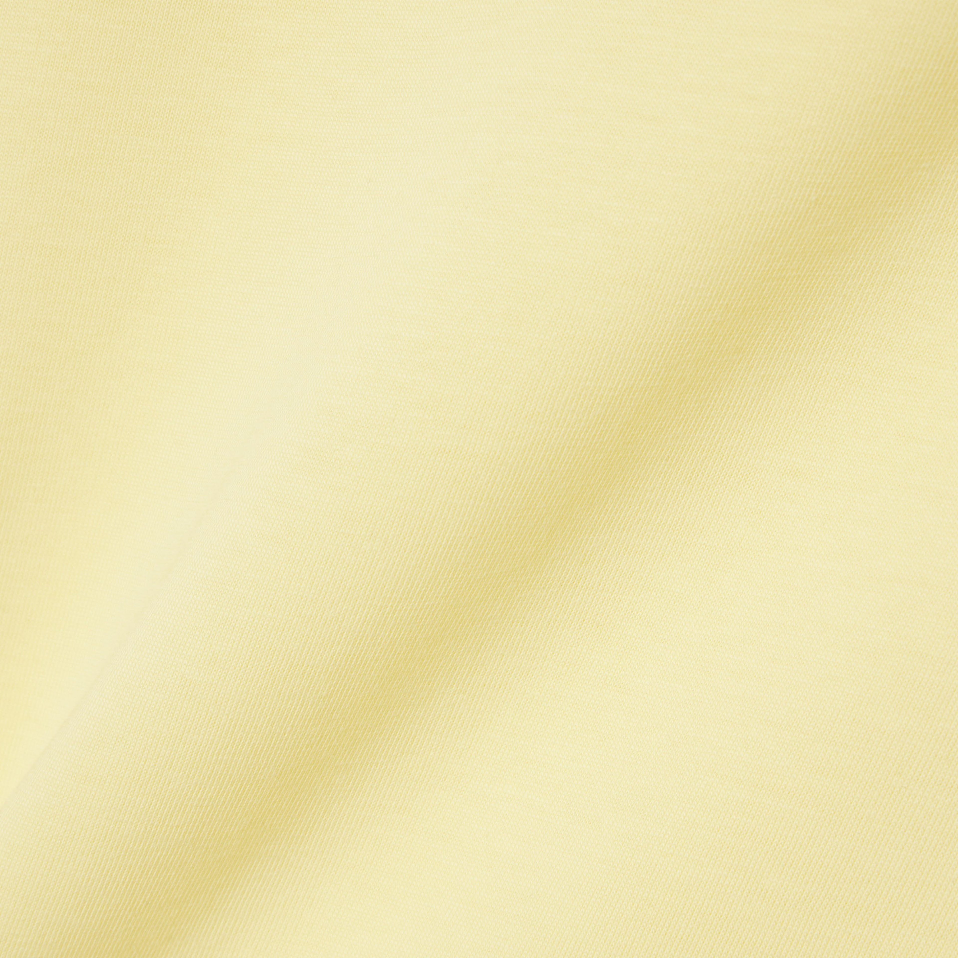 Erkek Classic Fit Bisiklet Yaka Sarı T-Shirt