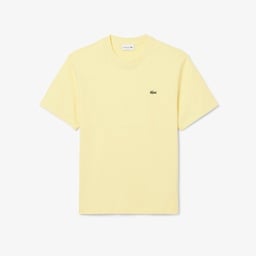 Erkek Classic Fit Bisiklet Yaka Sarı T-Shirt Sarı