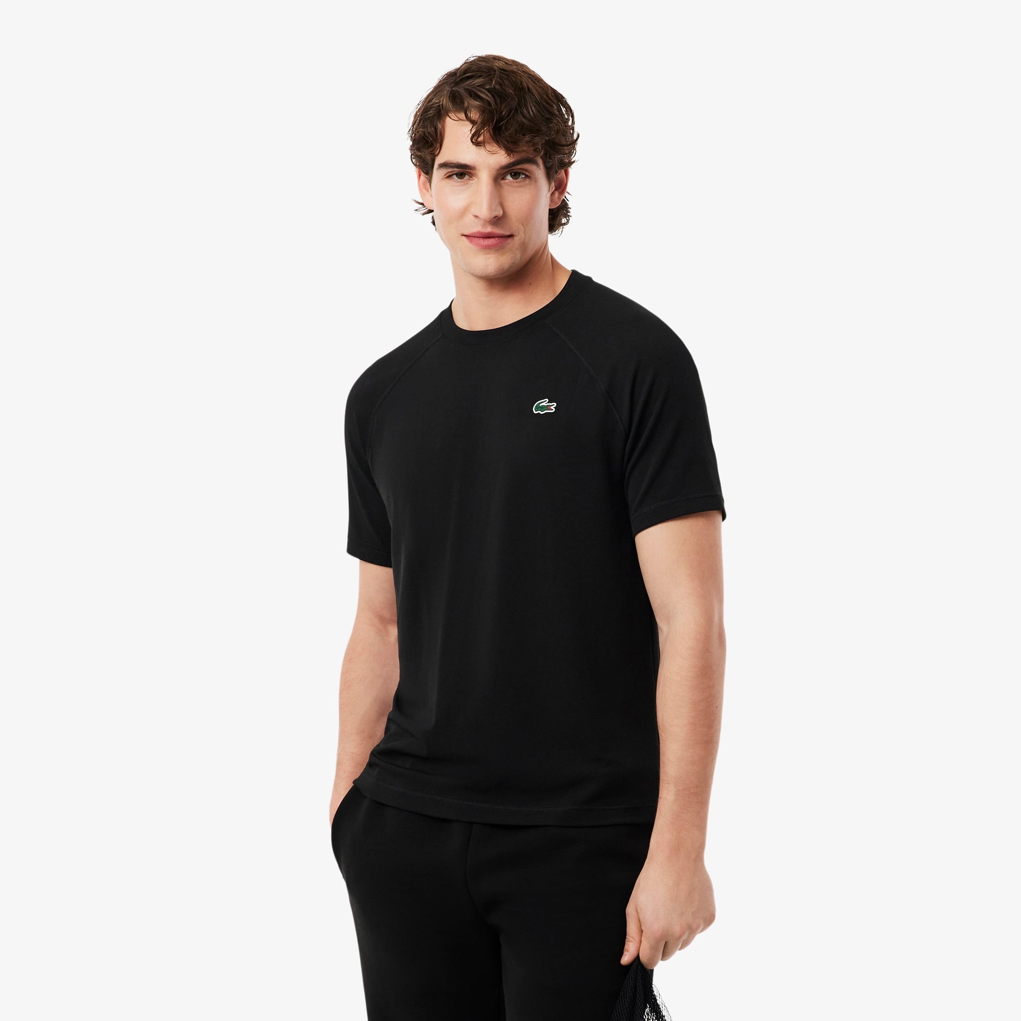 Erkek Regular Fit Bisiklet Yaka Siyah T-Shirt