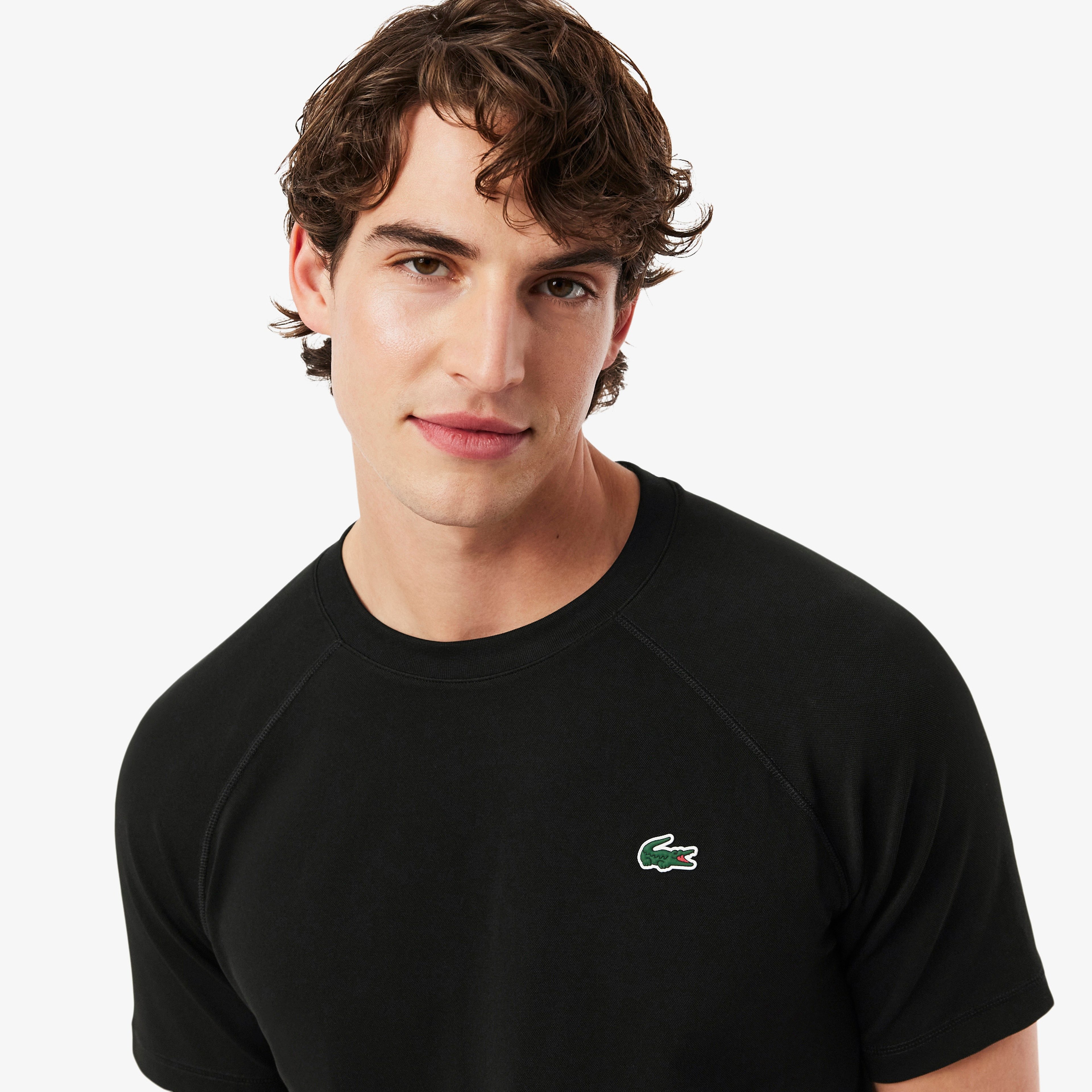 Erkek Regular Fit Bisiklet Yaka Siyah T-Shirt