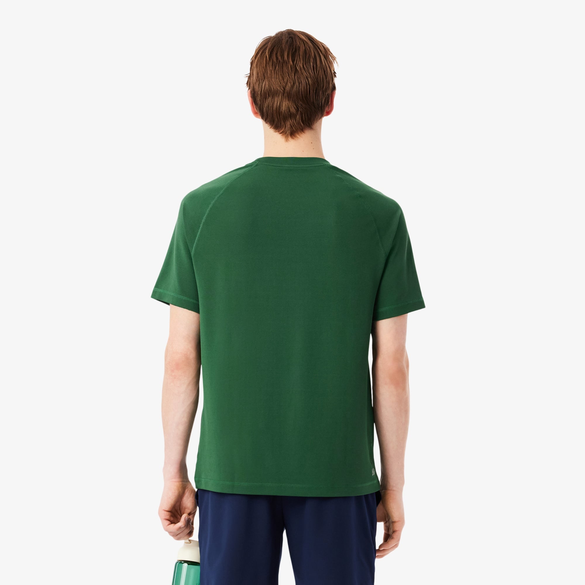 Erkek Regular Fit Bisiklet Yaka Yeşil T-Shirt