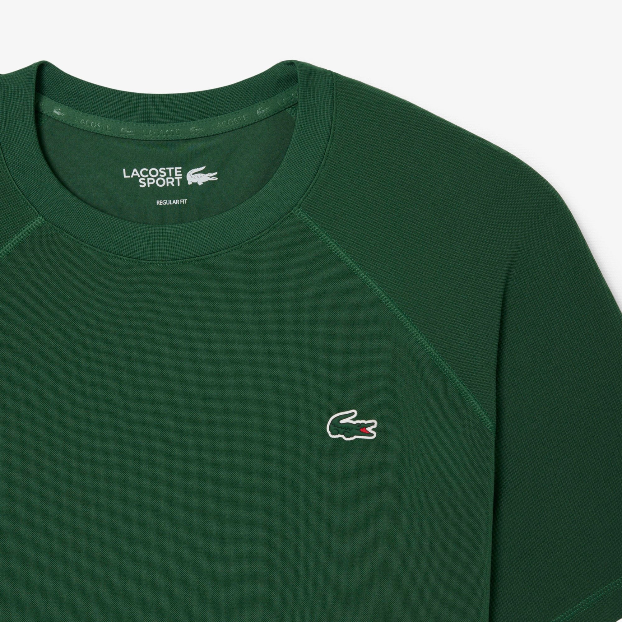 Erkek Regular Fit Bisiklet Yaka Yeşil T-Shirt