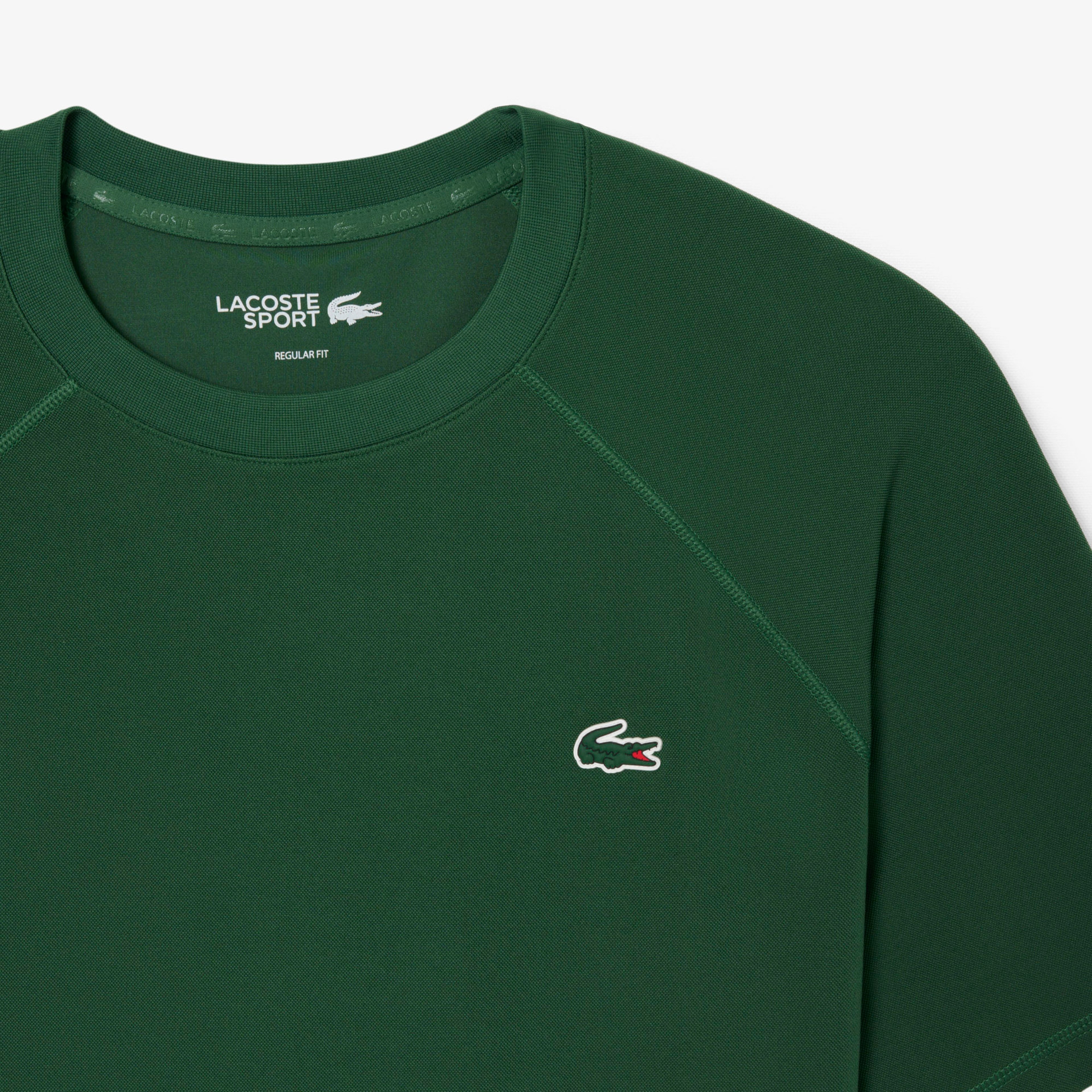 Erkek Regular Fit Bisiklet Yaka Yeşil T-Shirt