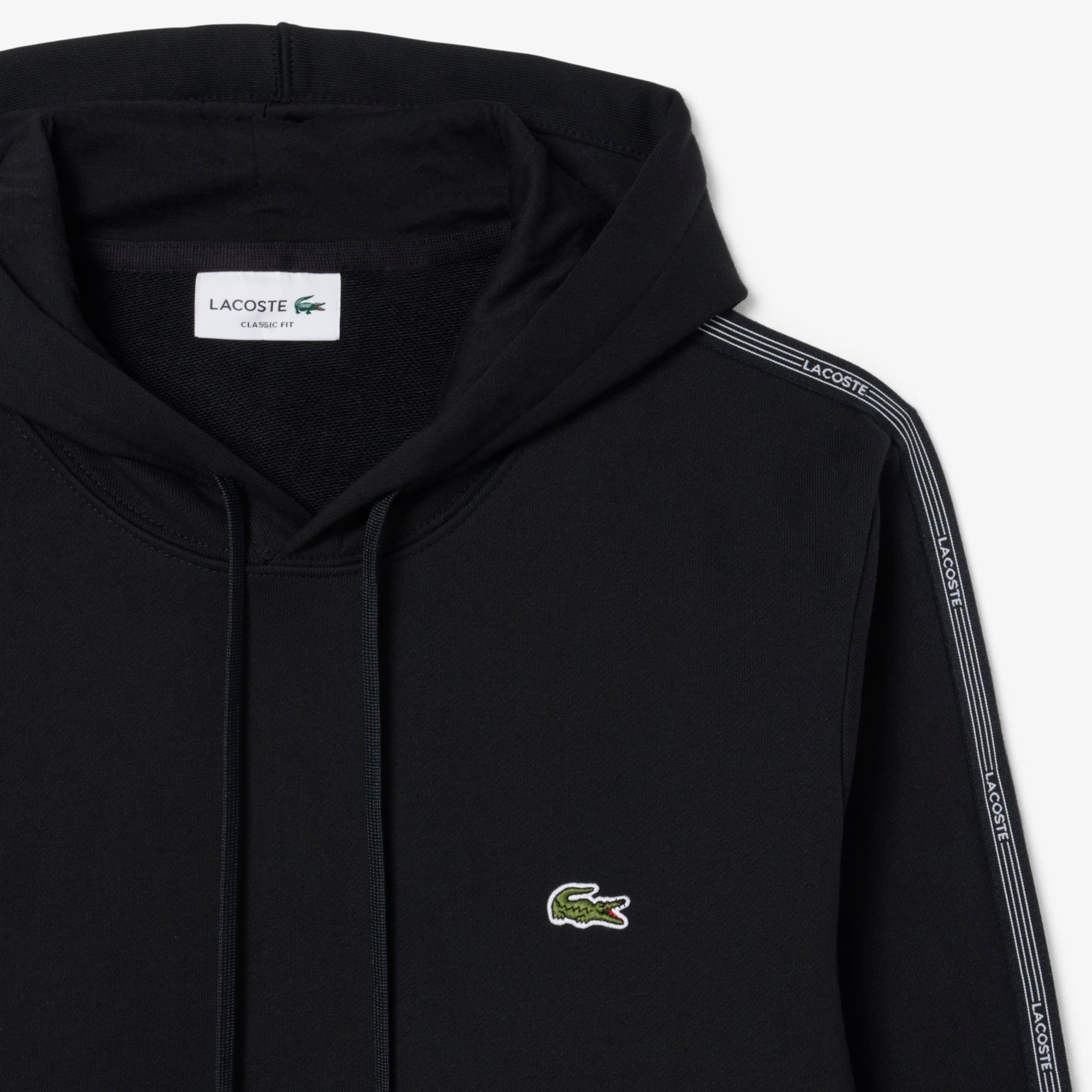 Erkek Classic Fit Kapüşonlu Siyah Sweatshirt