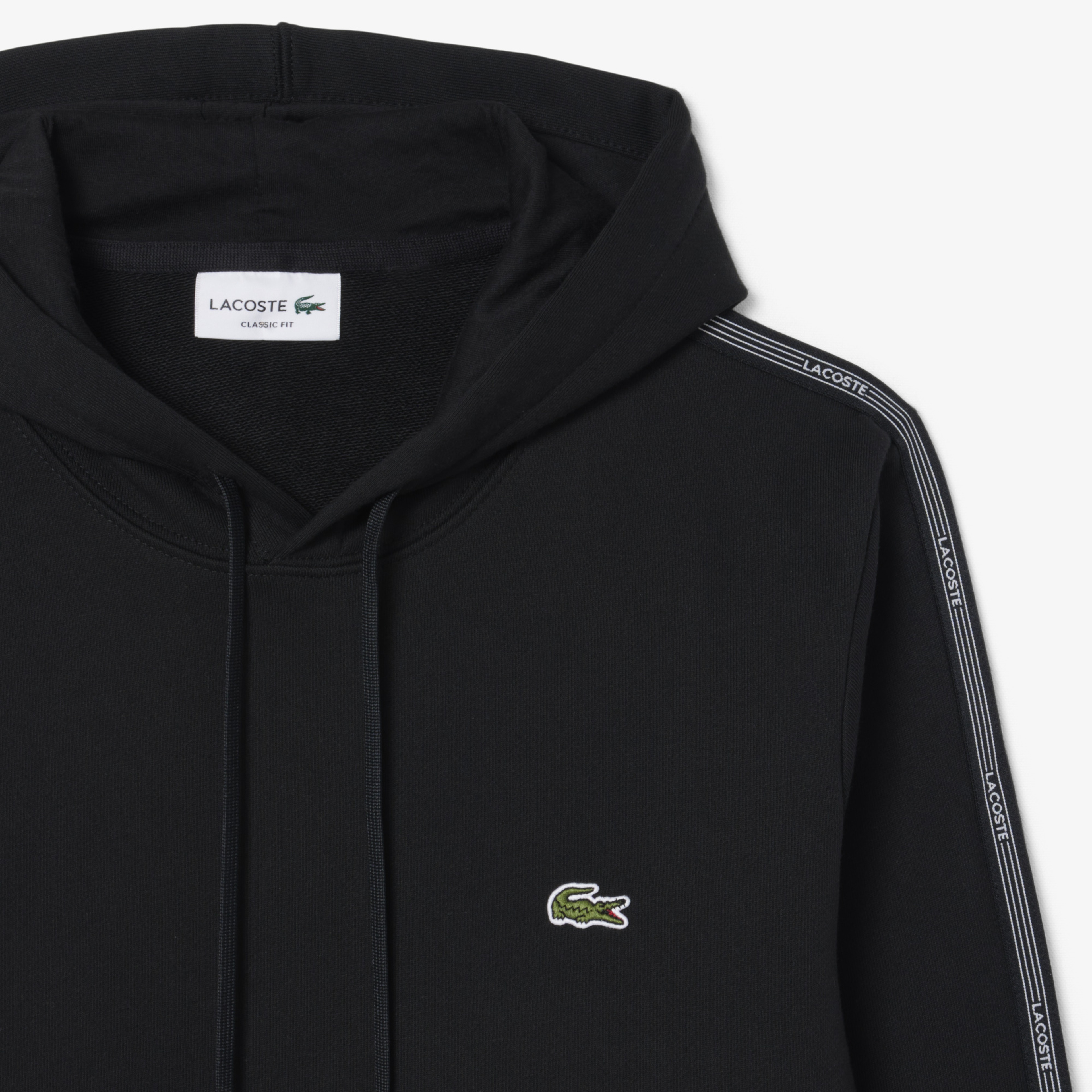 Erkek Classic Fit Kapüşonlu Siyah Sweatshirt Erkek Classic Fit Kapüşonlu Siyah Sweatshirt