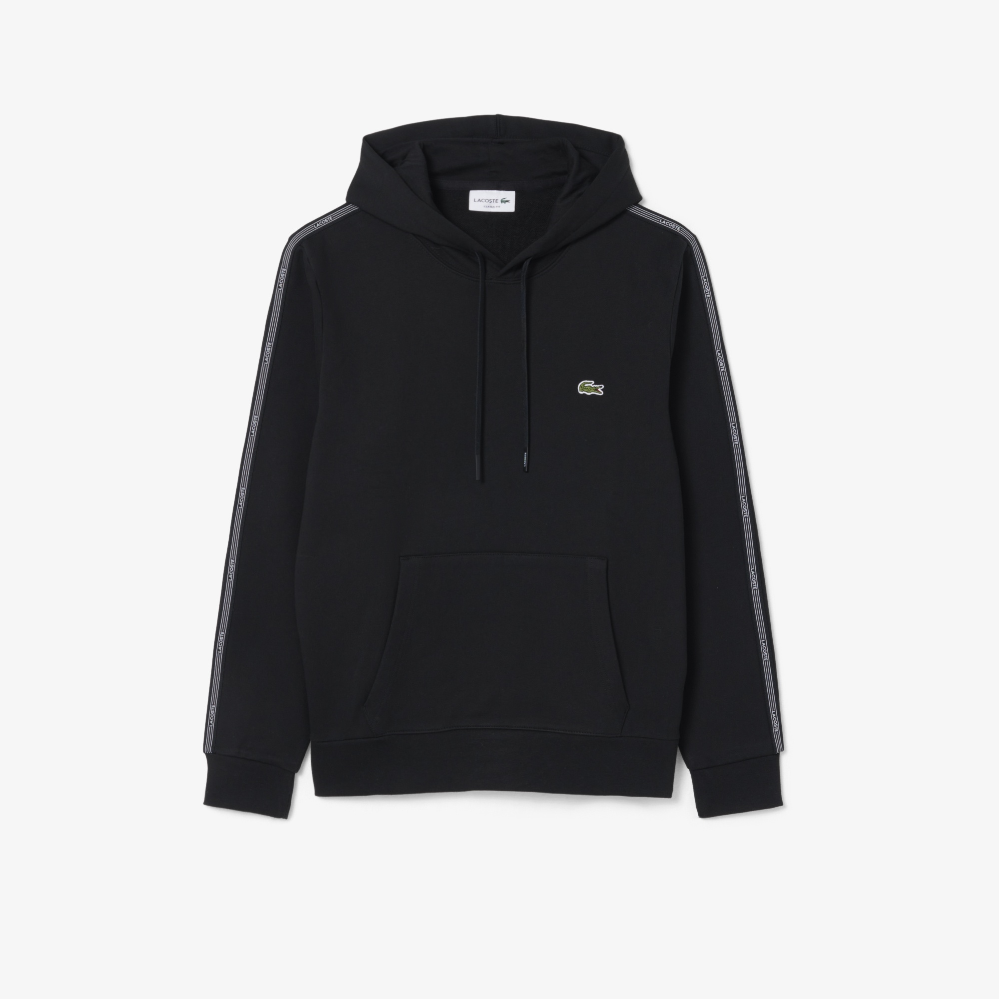 Erkek Classic Fit Kapüşonlu Siyah Sweatshirt