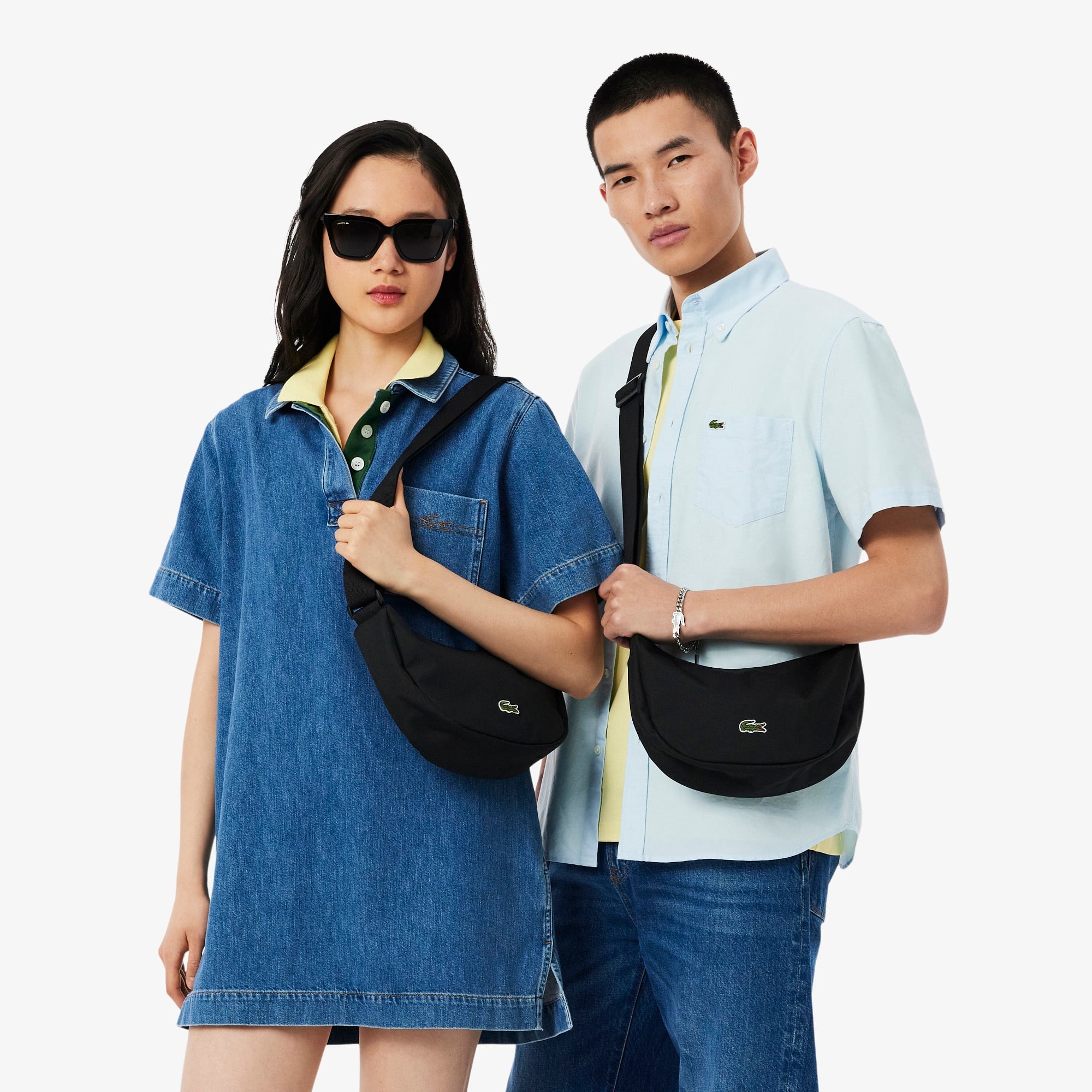 Neocroc Erkek Siyah Postacı Çantası