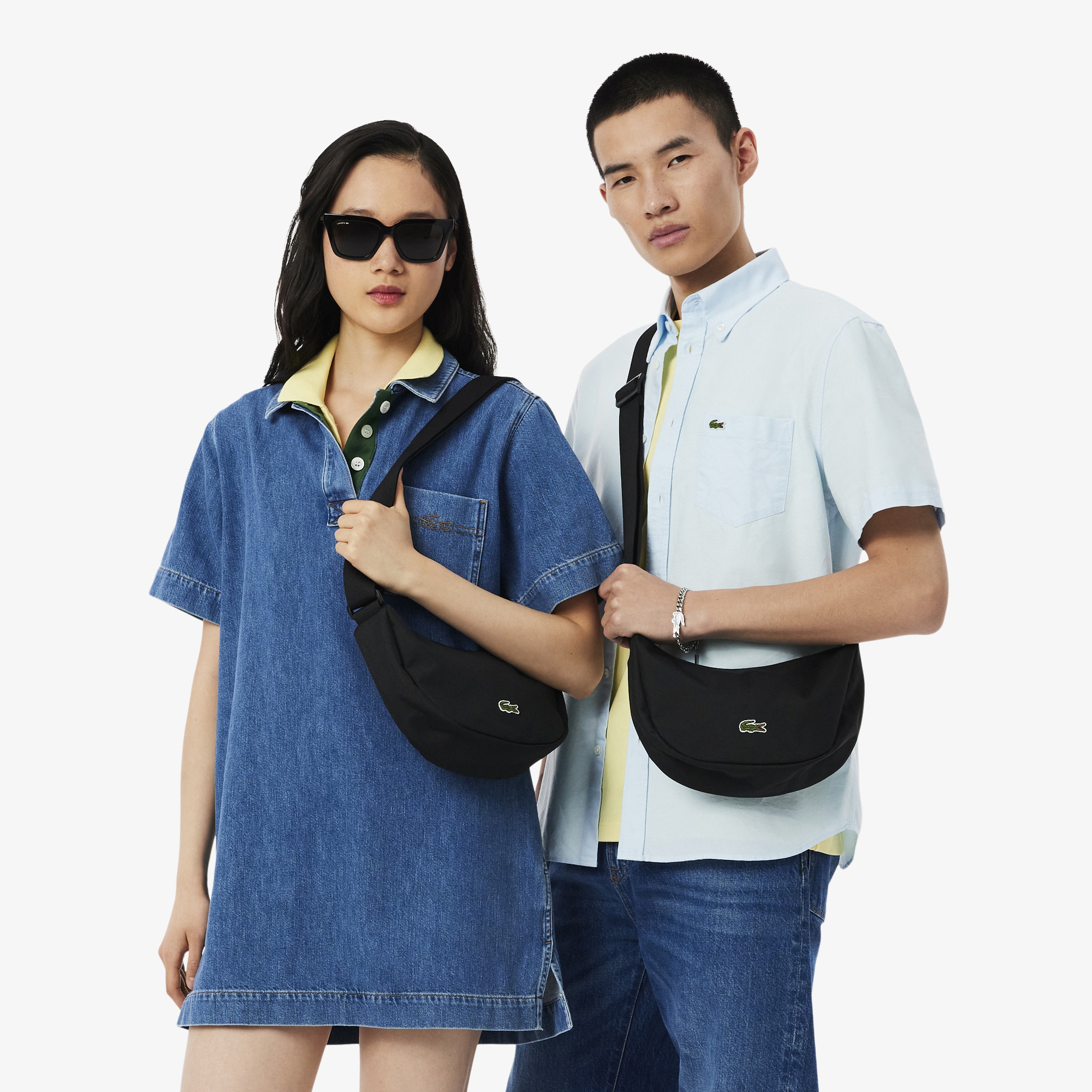 Neocroc Erkek Siyah Postacı Çantası