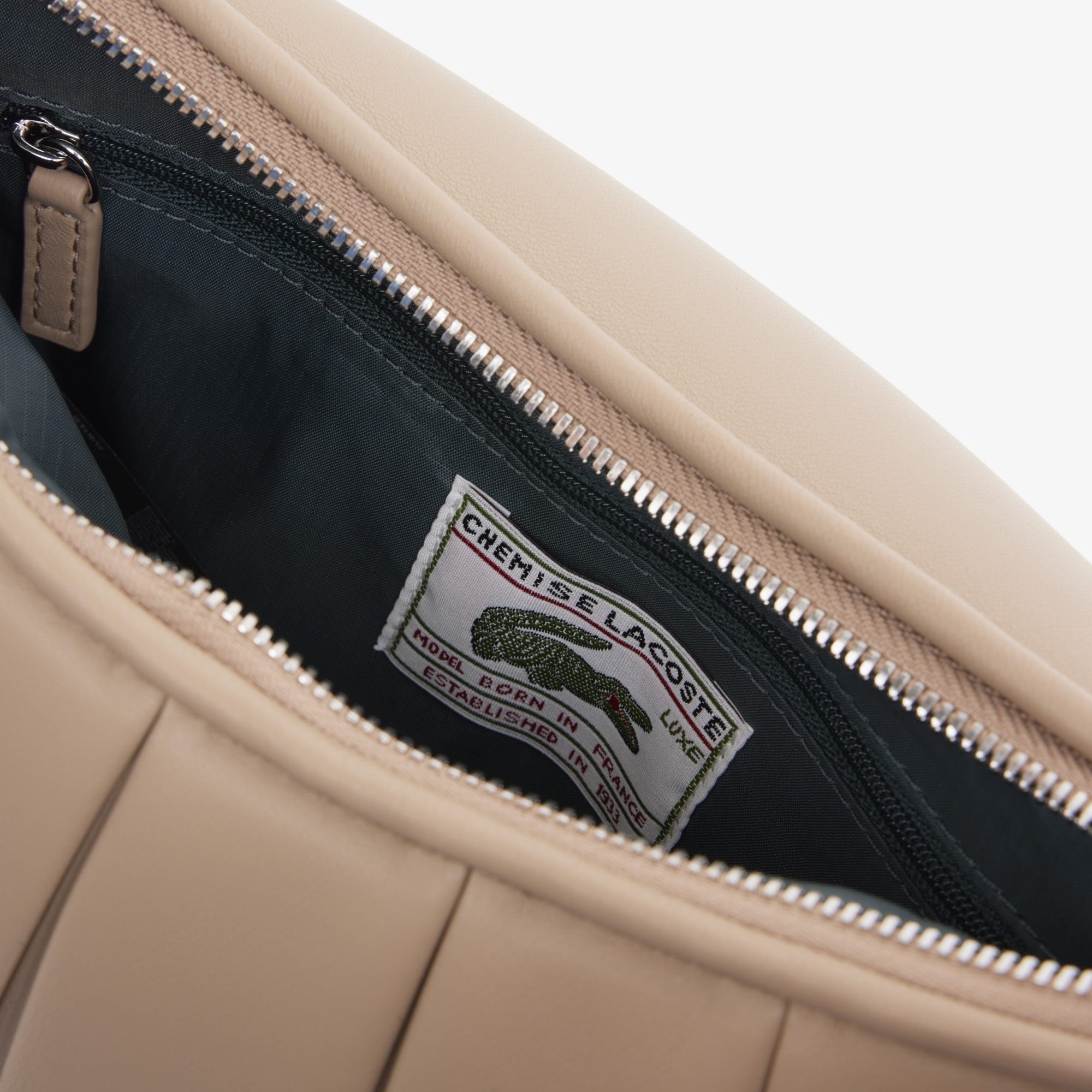 Lenglen Kadın Deri Bej Omuz Çantası