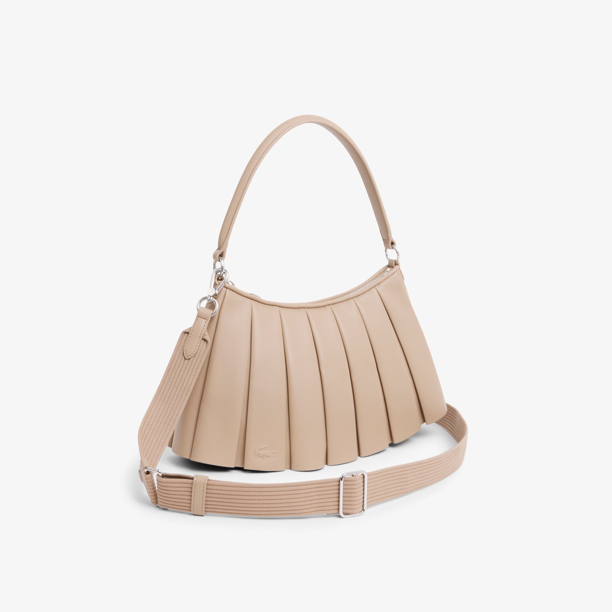 Lenglen Kadın Deri Bej Omuz Çantası