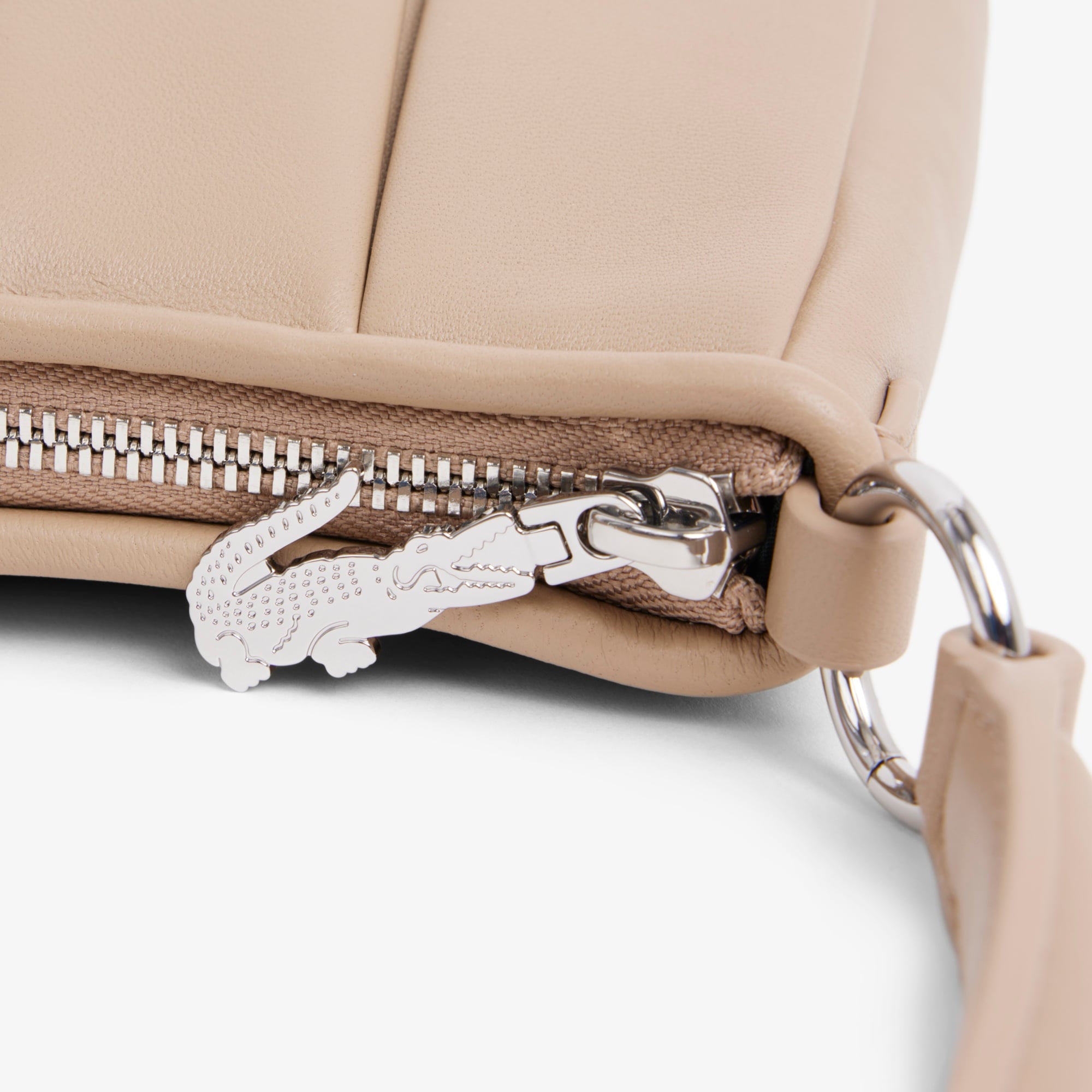 Lenglen Kadın Deri Bej Omuz Çantası