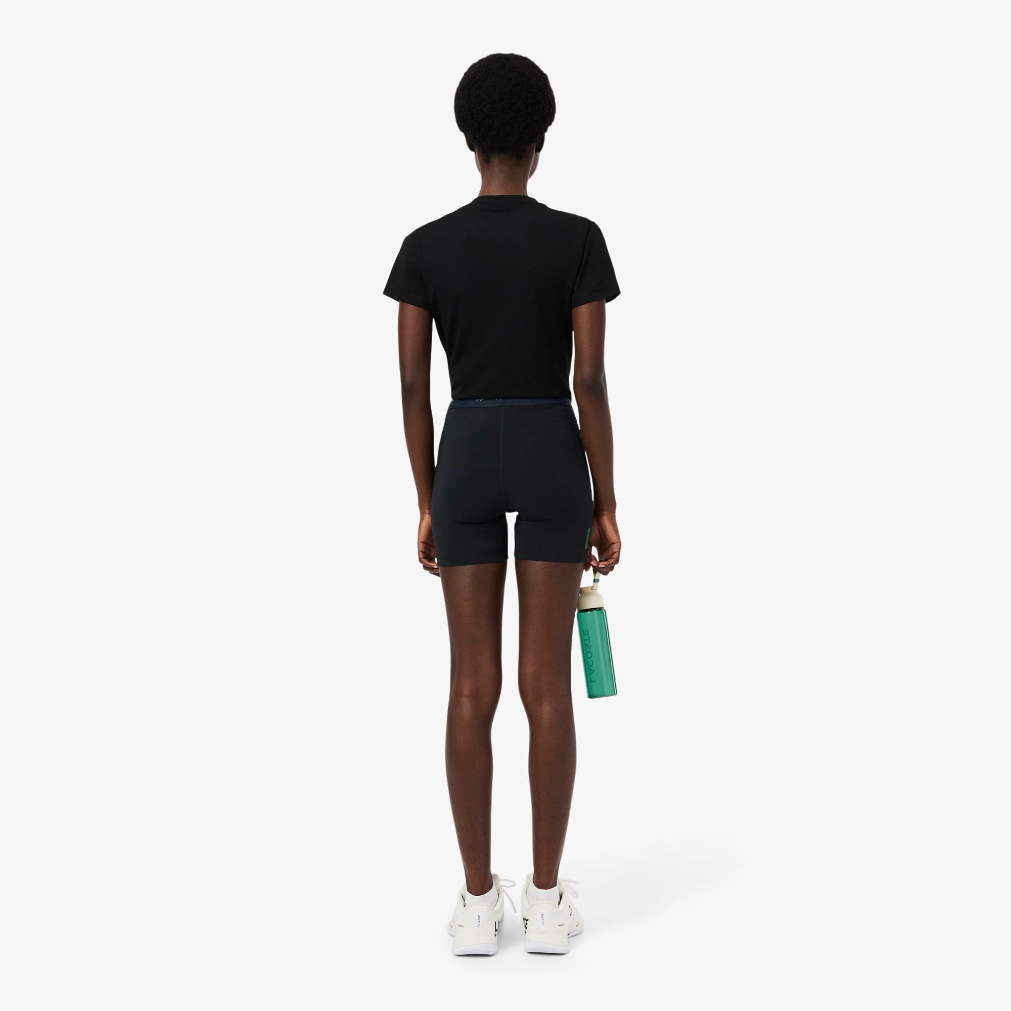 Lacoste Kadın Slim Fit Siyah Tayt görsel 3