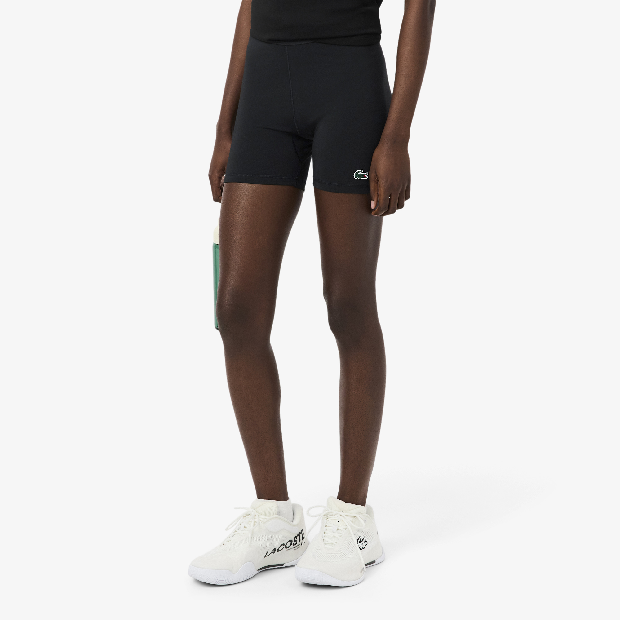 Lacoste Kadın Slim Fit Siyah Tayt görsel 2