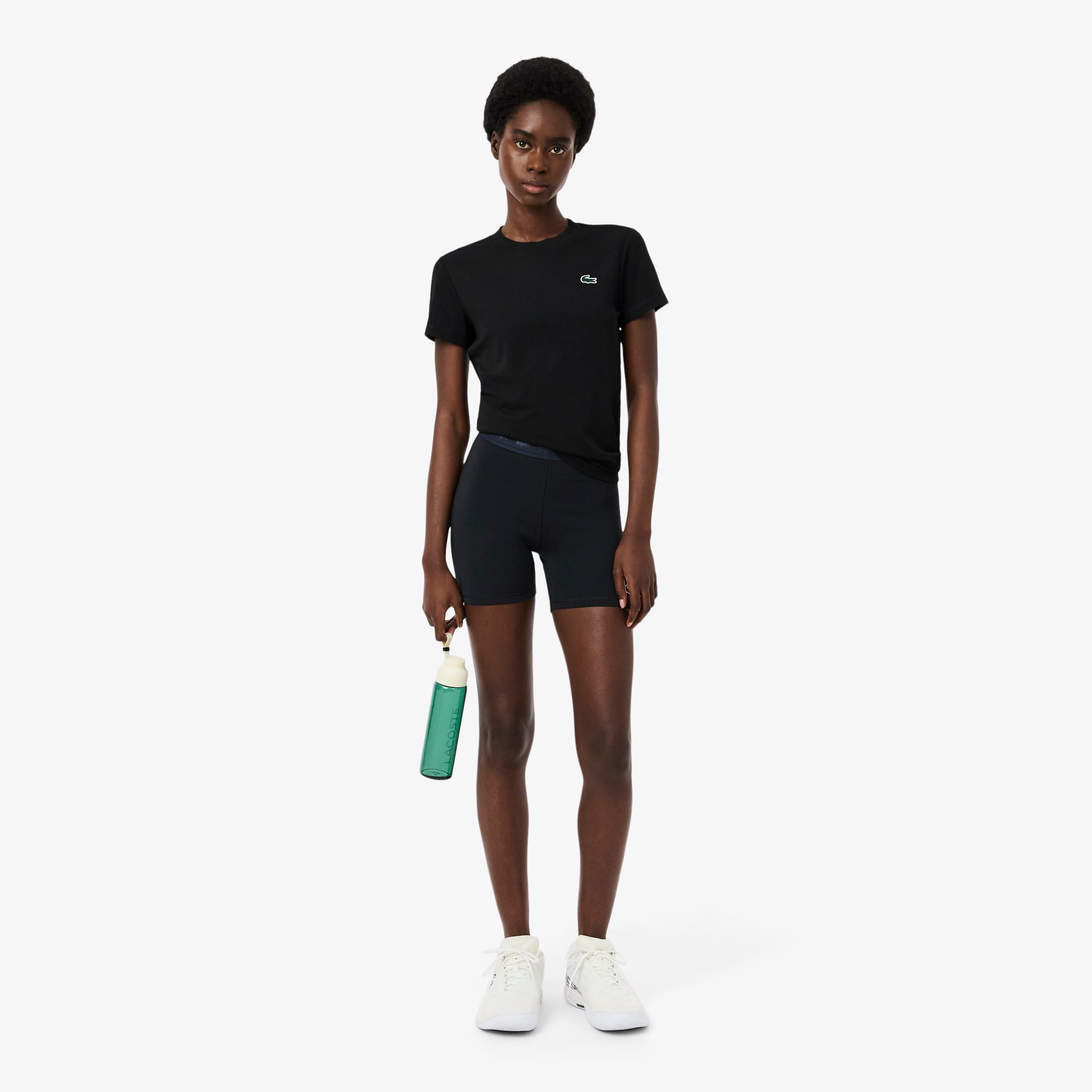 Lacoste Kadın Slim Fit Siyah Tayt