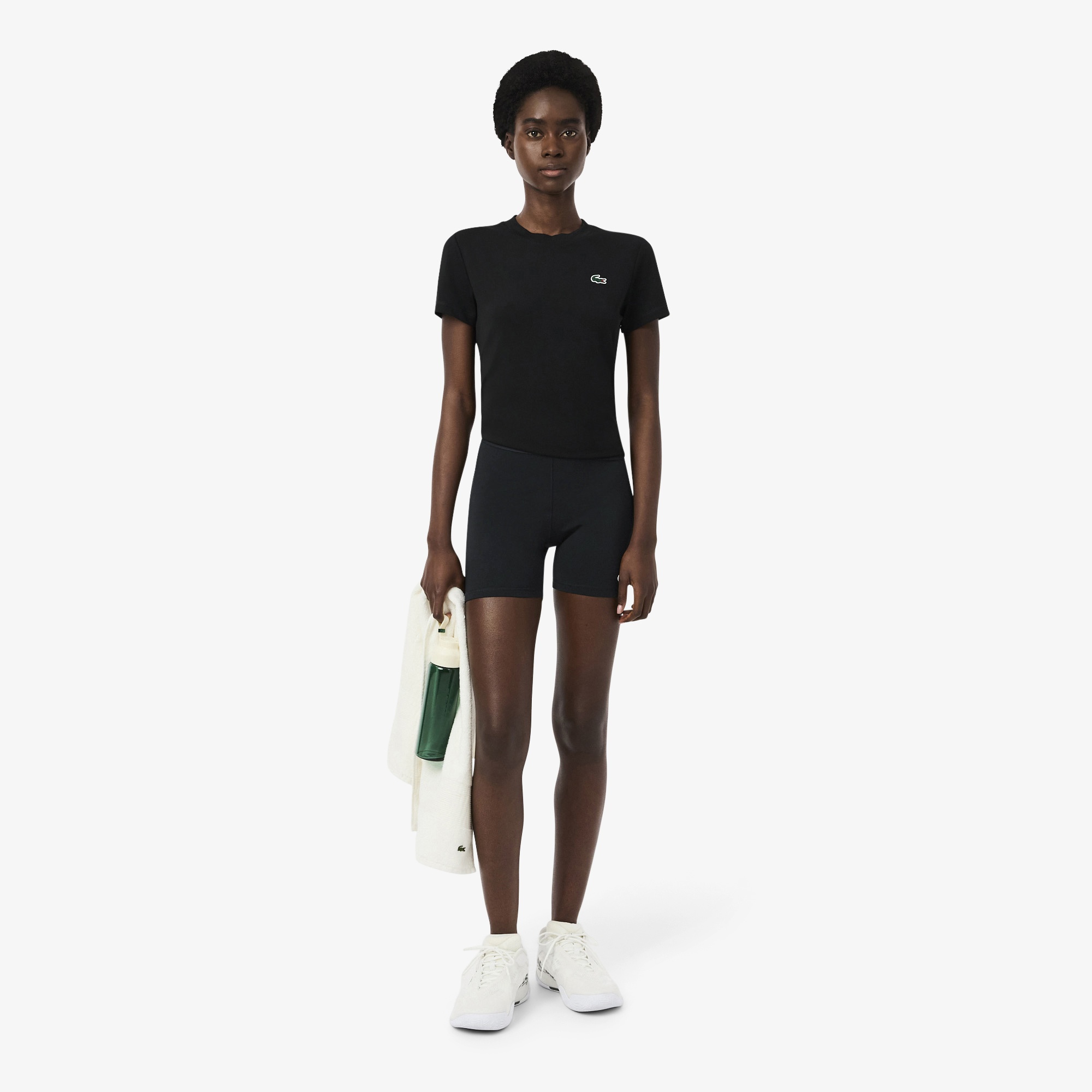 Kadın Slim Fit Siyah Tayt