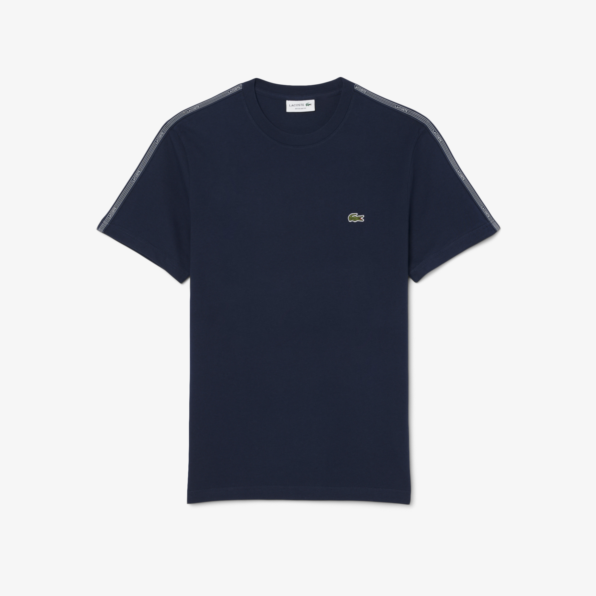 Lacoste Erkek Regular Fit Bisiklet Yaka Lacivert T-Shirt görsel 3