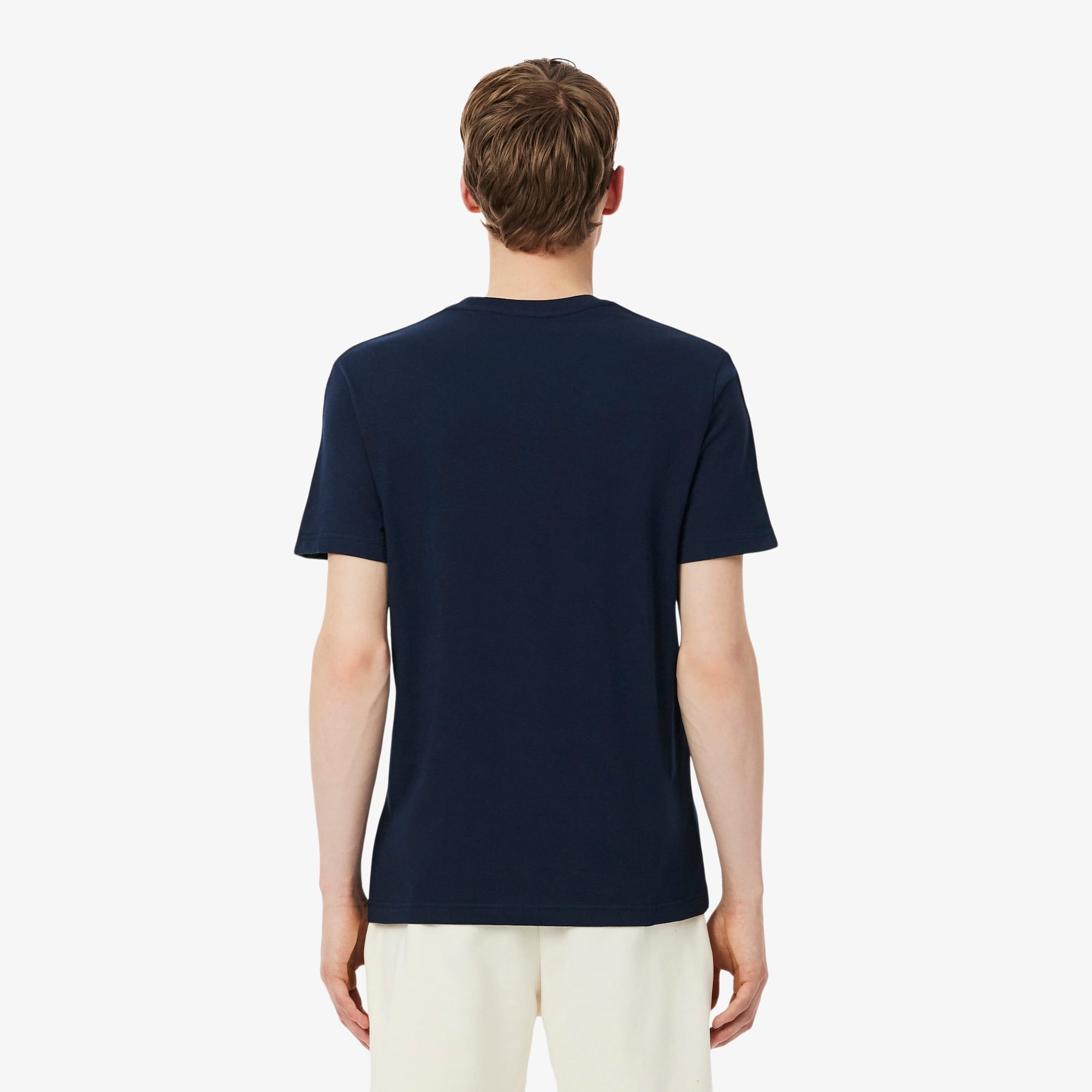 Erkek Regular Fit Bisiklet Yaka Lacivert T-Shirt