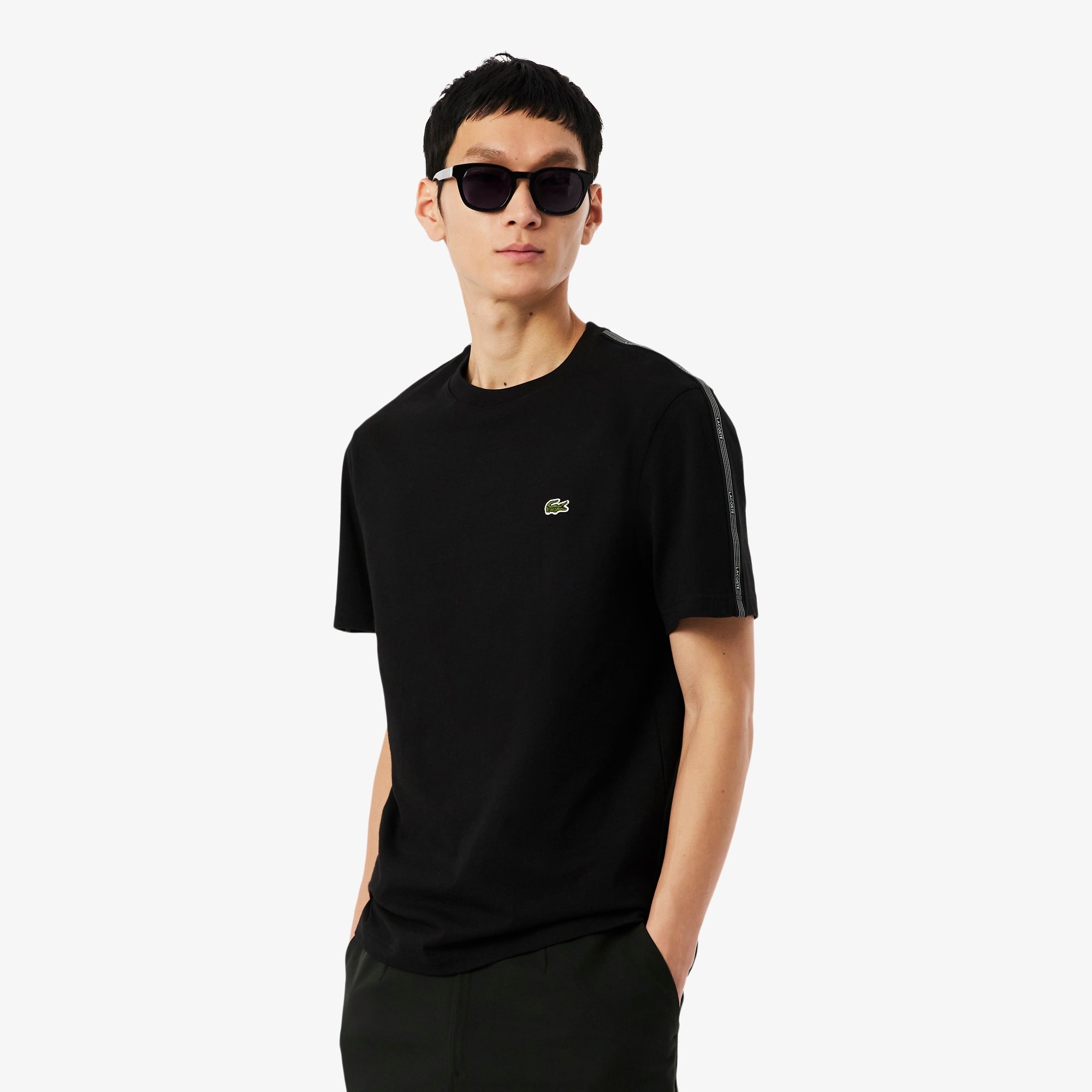 Erkek Regular Fit Bisiklet Yaka Siyah T-Shirt