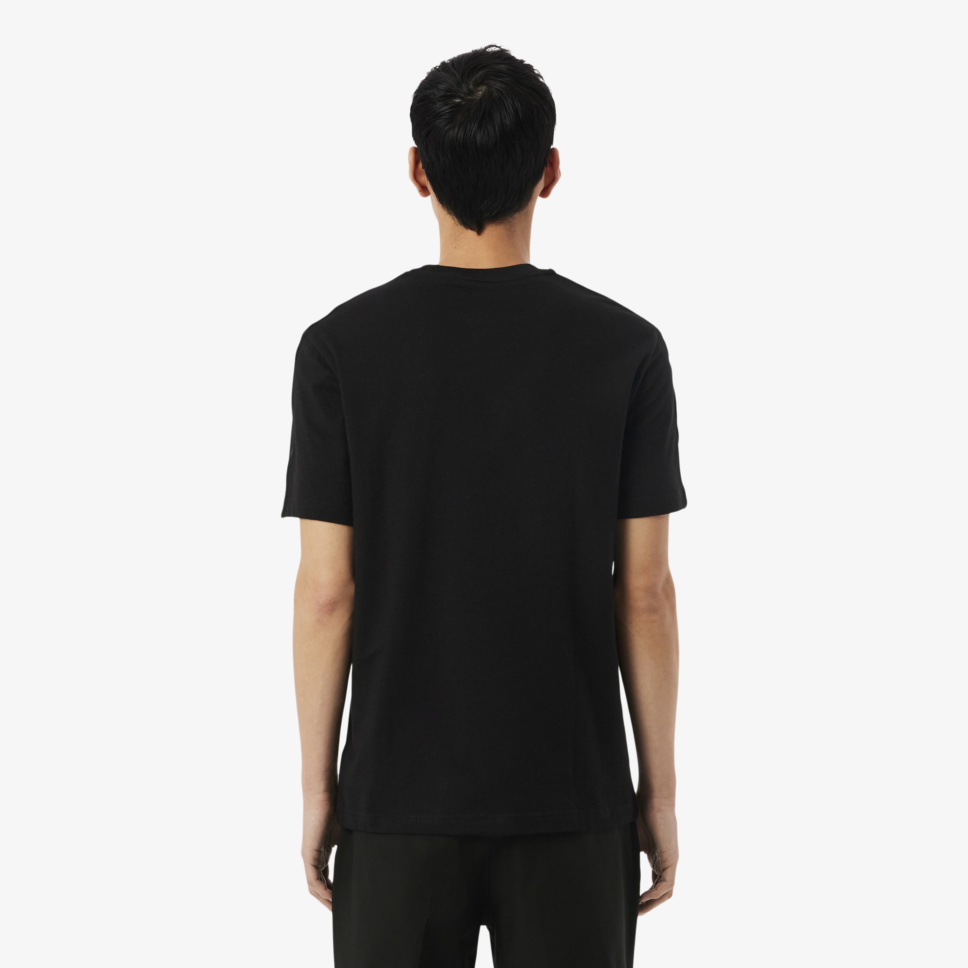 Erkek Regular Fit Bisiklet Yaka Siyah T-Shirt