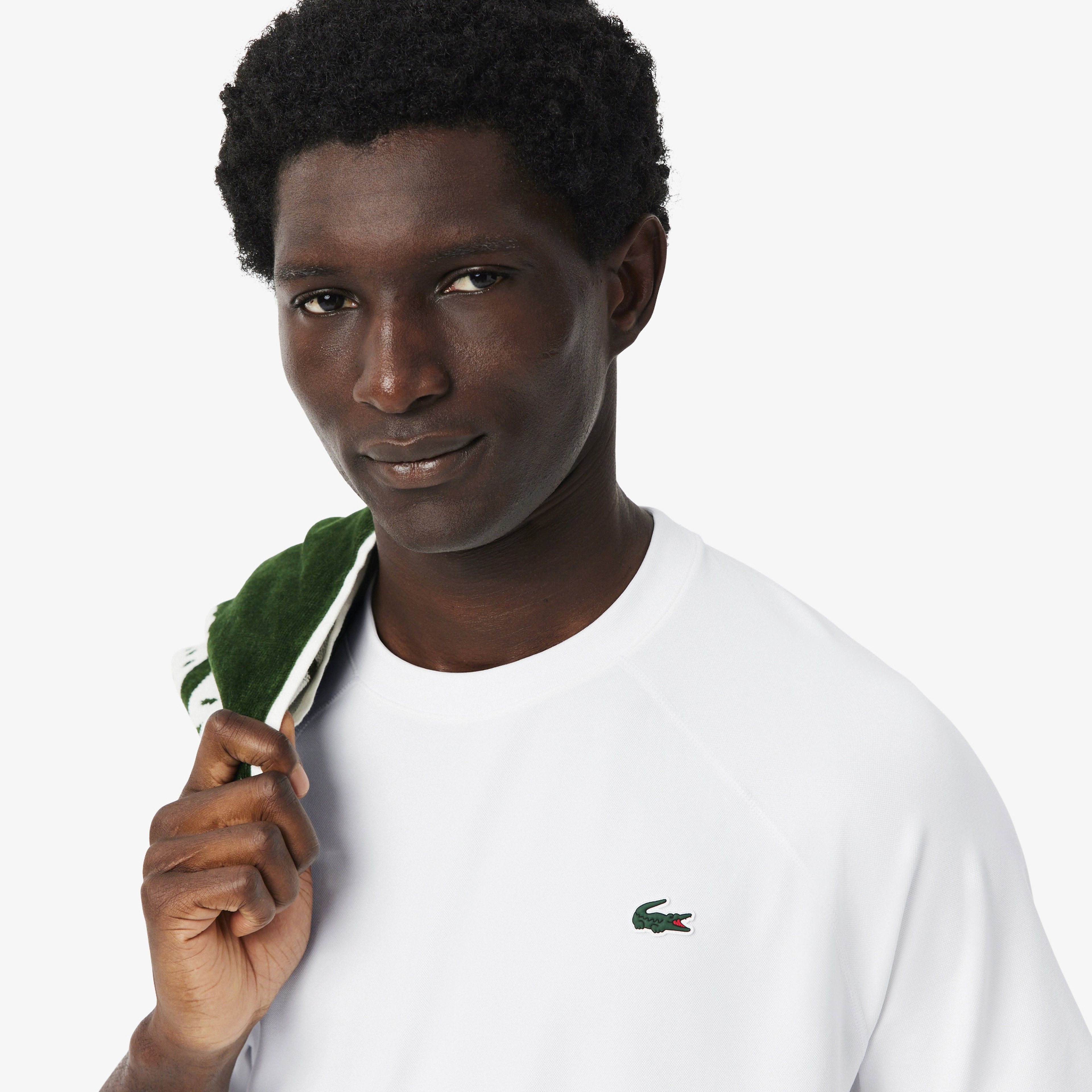 Erkek Regular Fit Bisiklet Yaka Beyaz T-Shirt