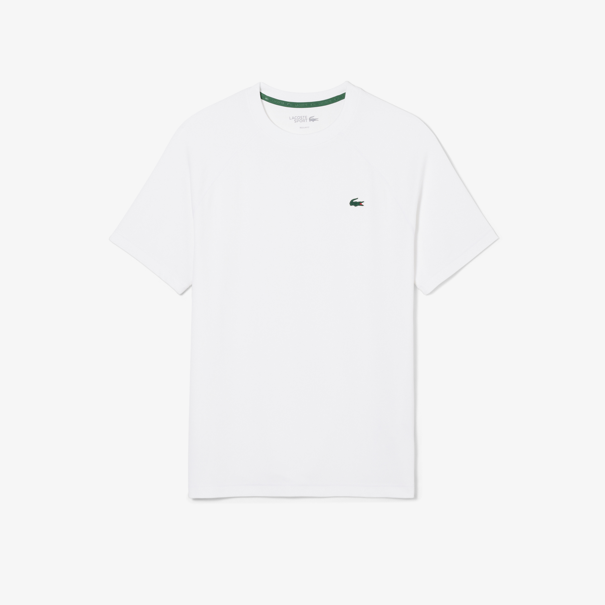 Lacoste Erkek Regular Fit Bisiklet Yaka Beyaz T-Shirt görsel 4