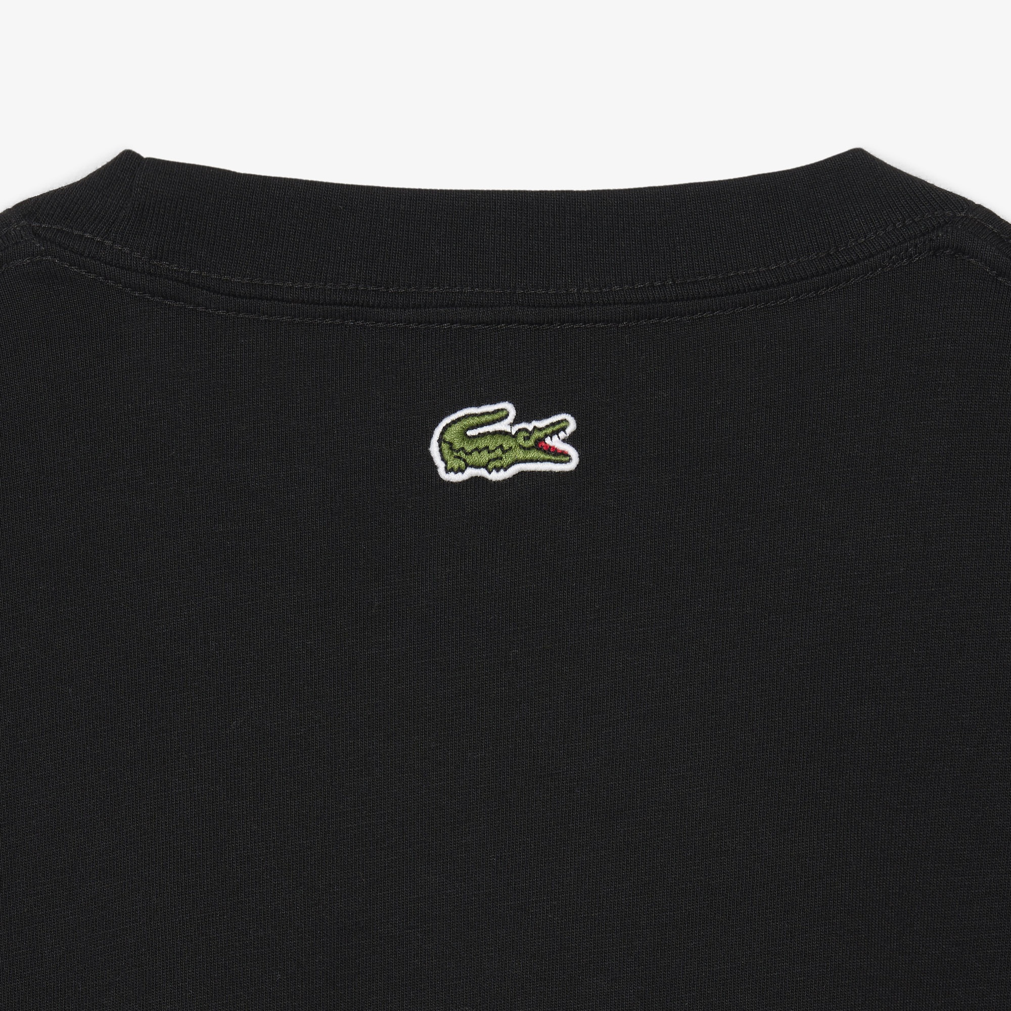 Erkek Classic Fit Bisiklet Yaka Baskılı Siyah T-Shirt