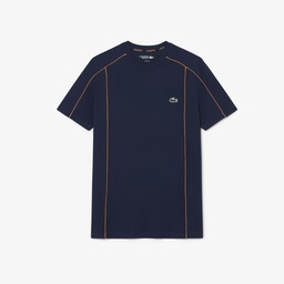 Erkek Regular Fit Bisiklet Yaka Baskılı Lacivert T-Shirt Lacivert