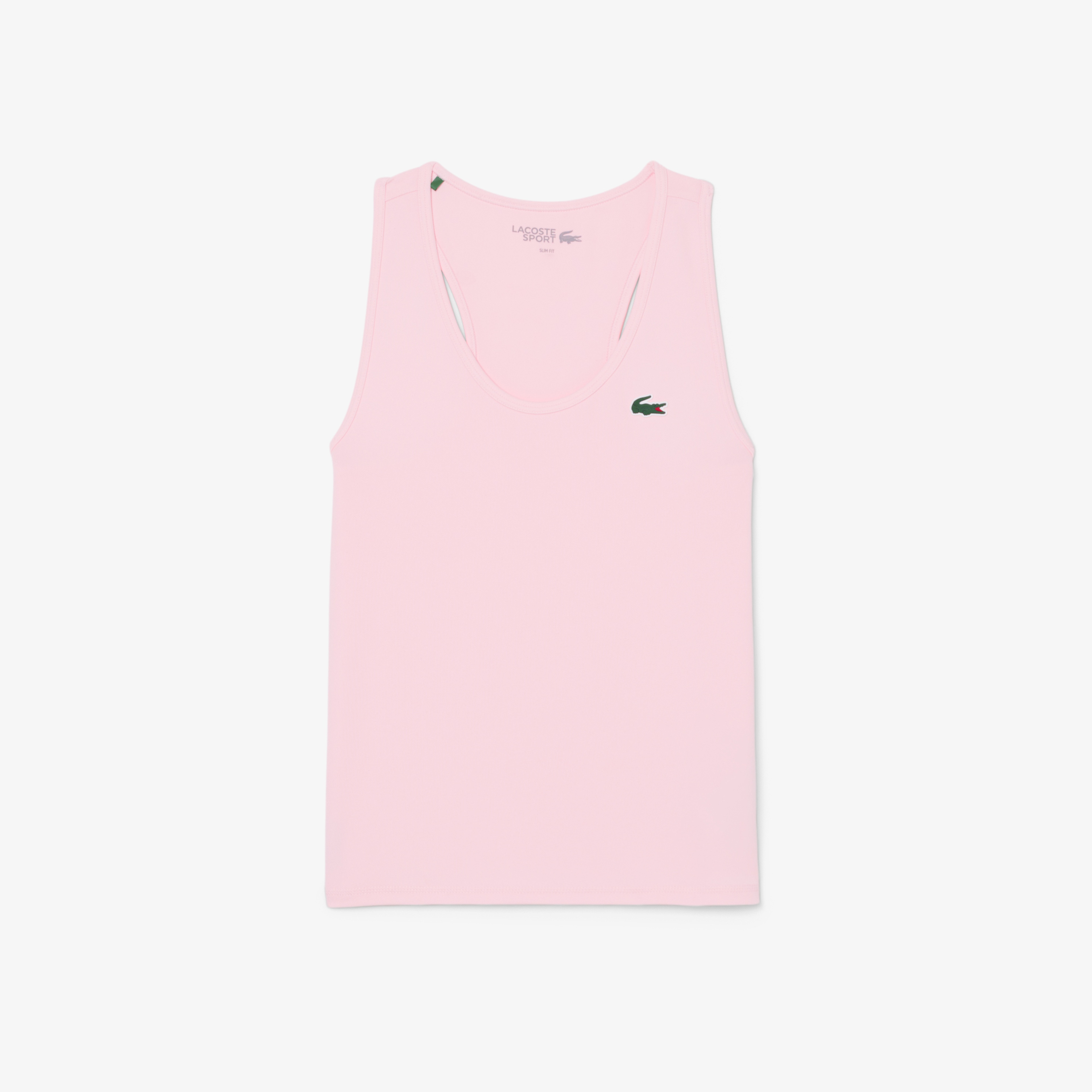 Kadın Slim Fit Kolsuz Bisiklet Yaka Pembe T-Shirt