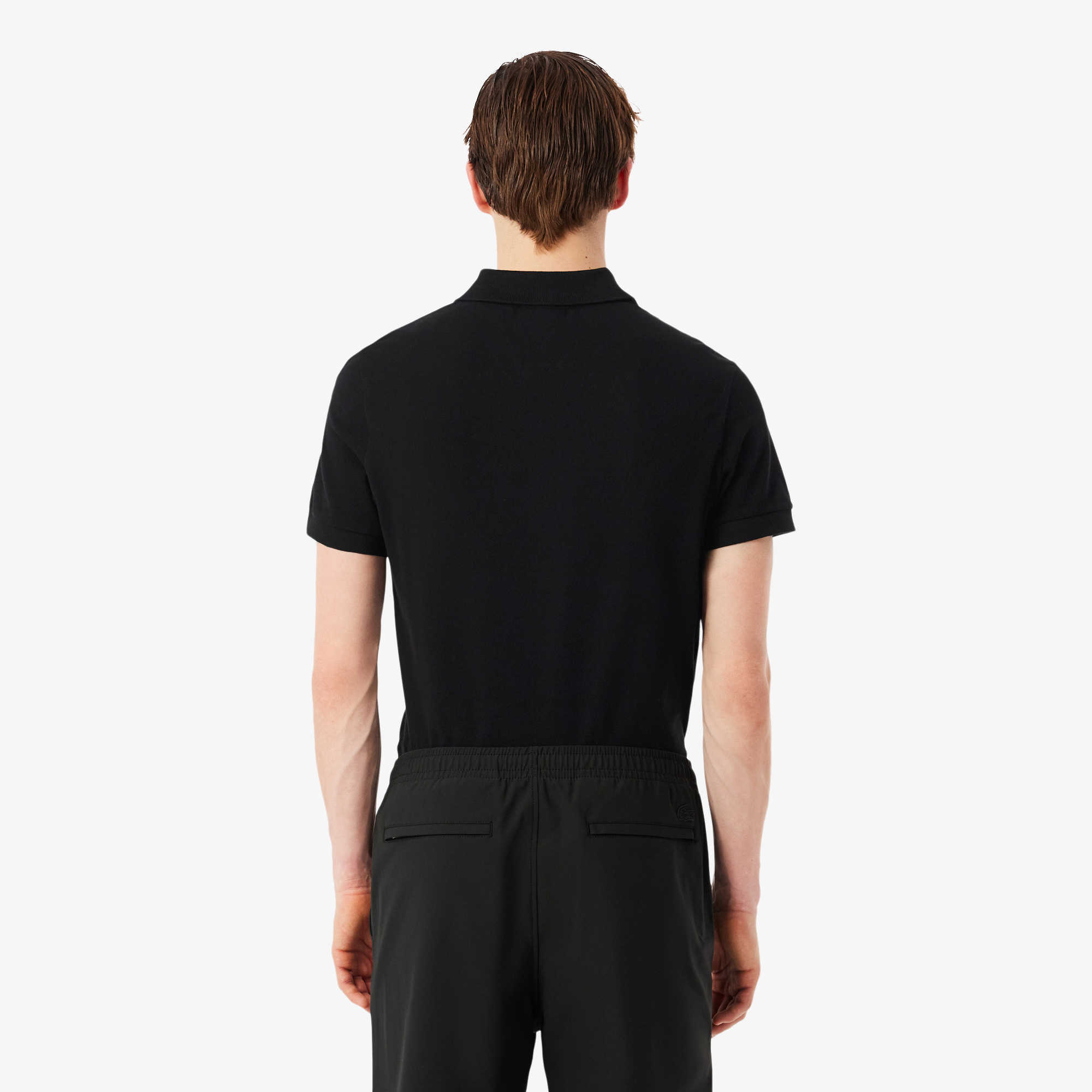 Lacoste Erkek Regular Fit Siyah Polo görsel 3