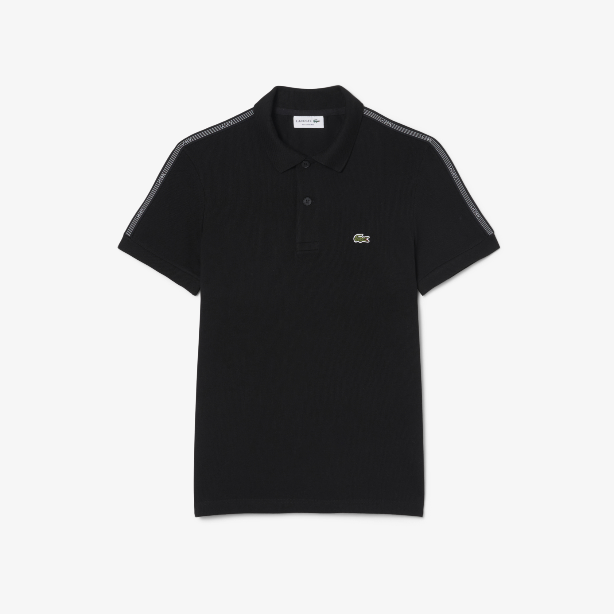 Lacoste Erkek Regular Fit Siyah Polo görsel 4