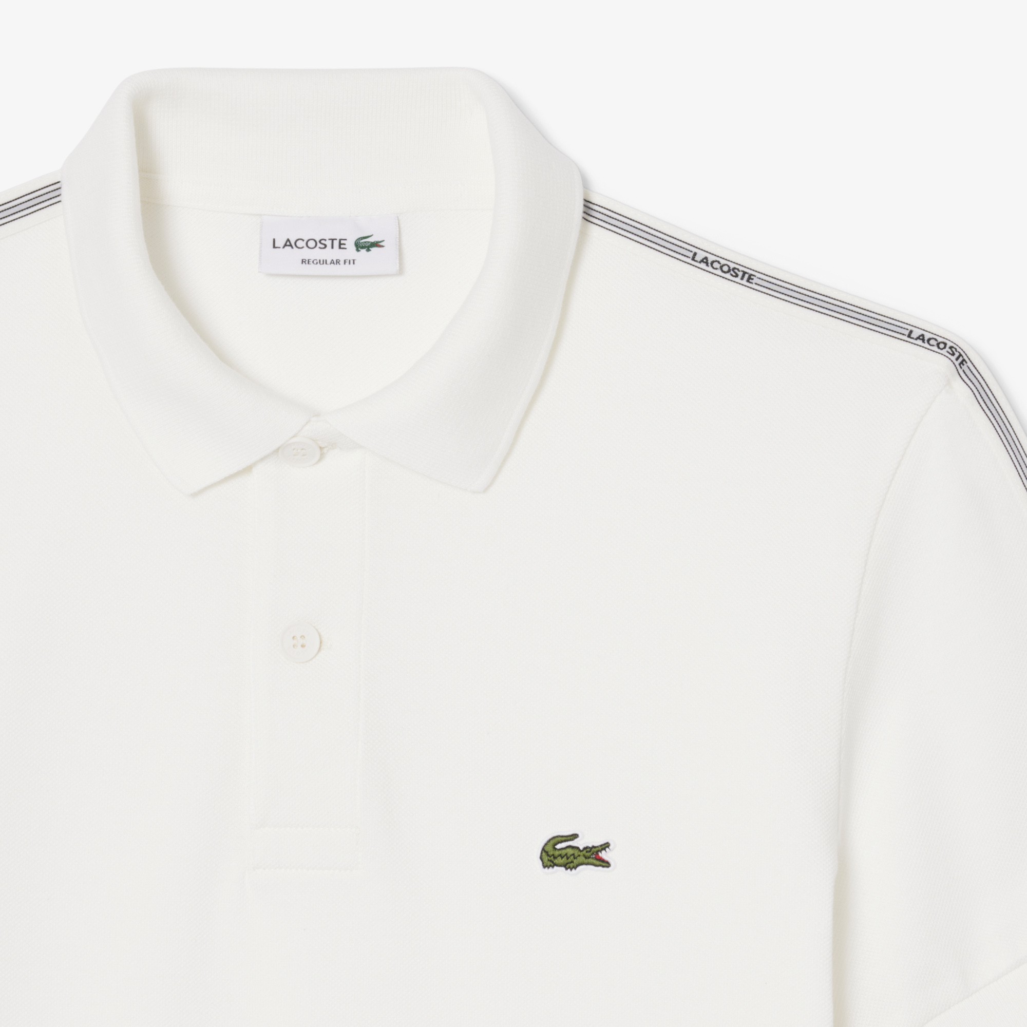 Lacoste Erkek Regular Fit Beyaz Polo görsel 6