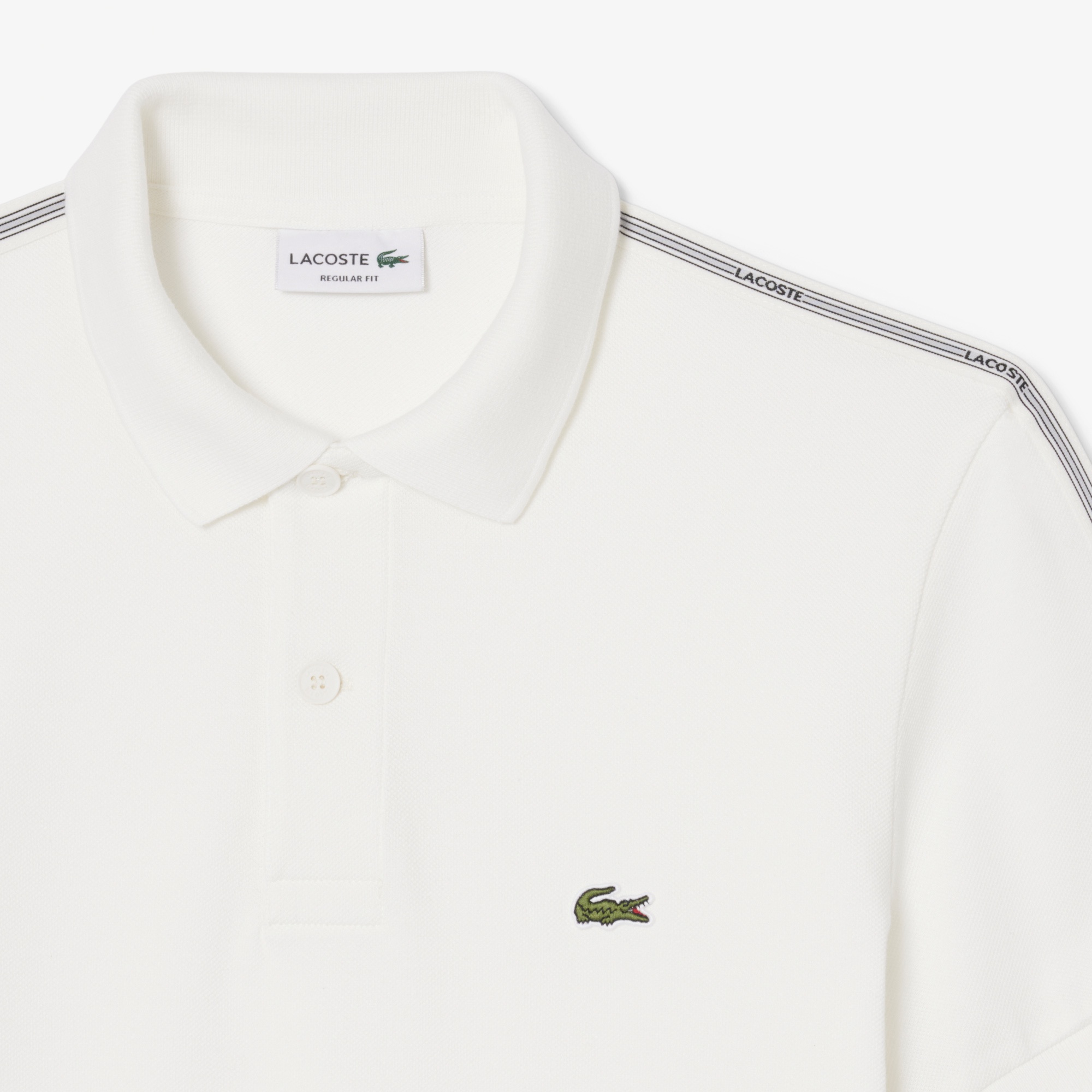 Erkek Regular Fit Beyaz Polo